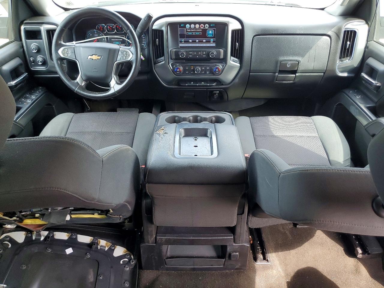 2015 Chevrolet Silverado K1500 Lt Silver vin: 3GCUKREH7FG391795