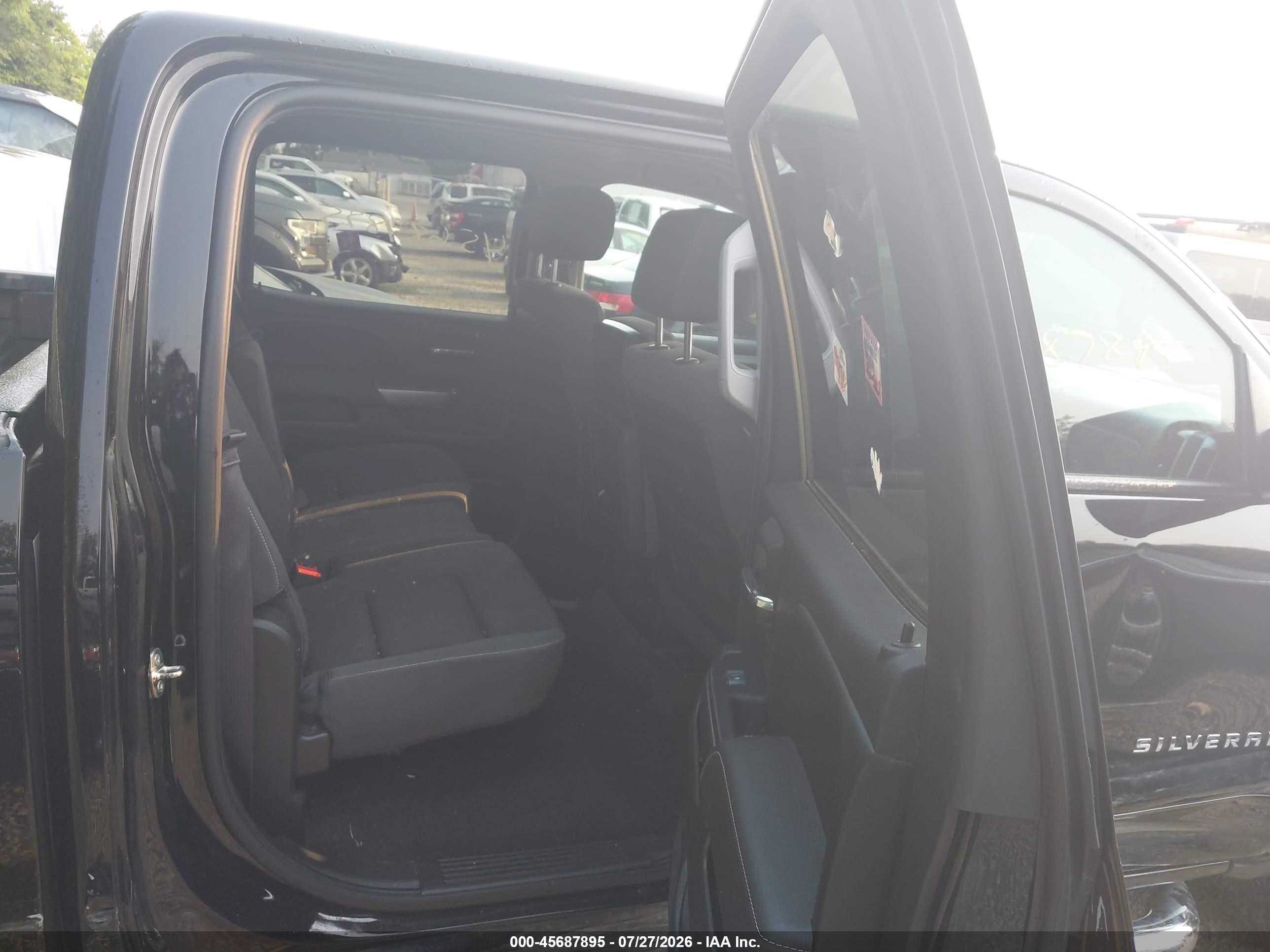 2015 Chevrolet Silverado 1500 Lt Black vin: 3GCUKREH7FG429560
