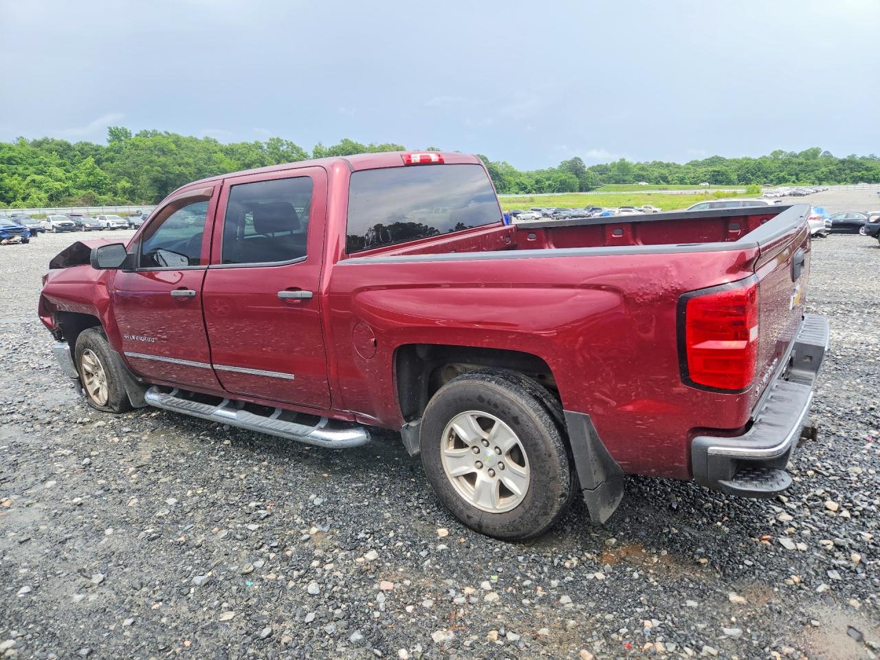 2014 Chevrolet Silverado K1500 Lt Burgundy vin: 3GCUKREH8EG244903