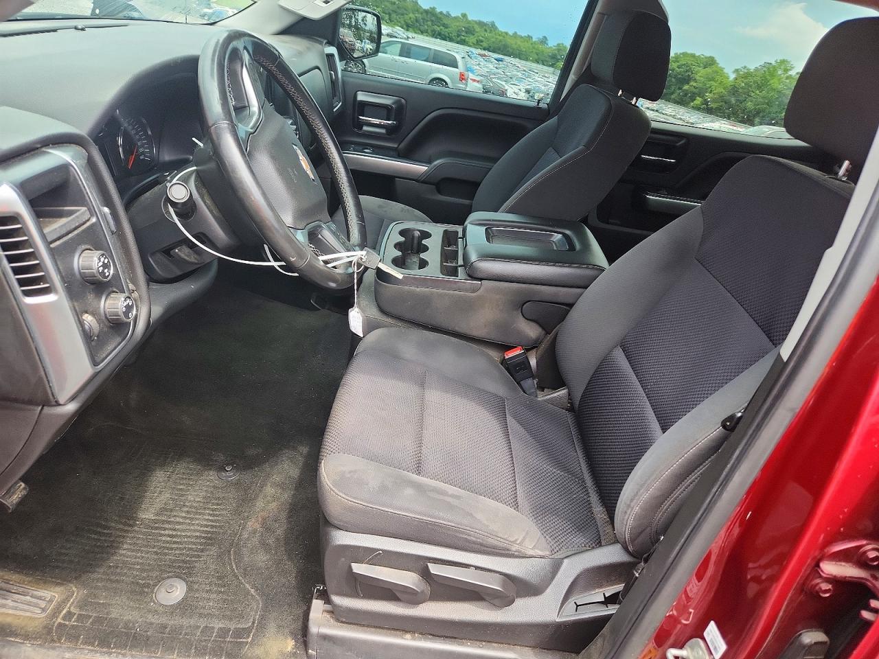 2014 Chevrolet Silverado K1500 Lt Burgundy vin: 3GCUKREH8EG244903