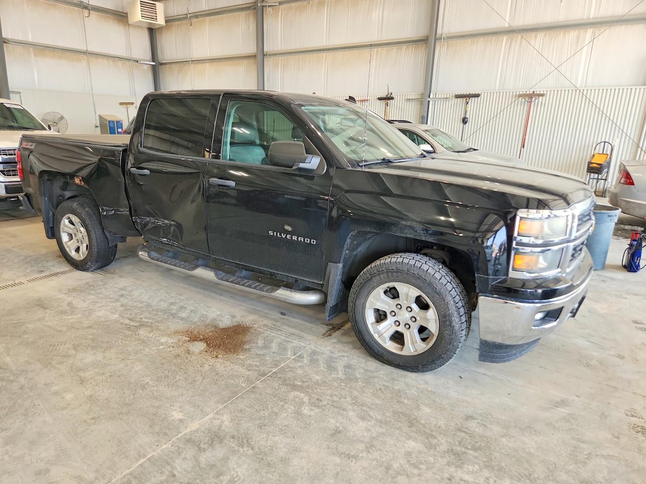 2014 Chevrolet Silverado K1500 Lt Black vin: 3GCUKREH9EG345769