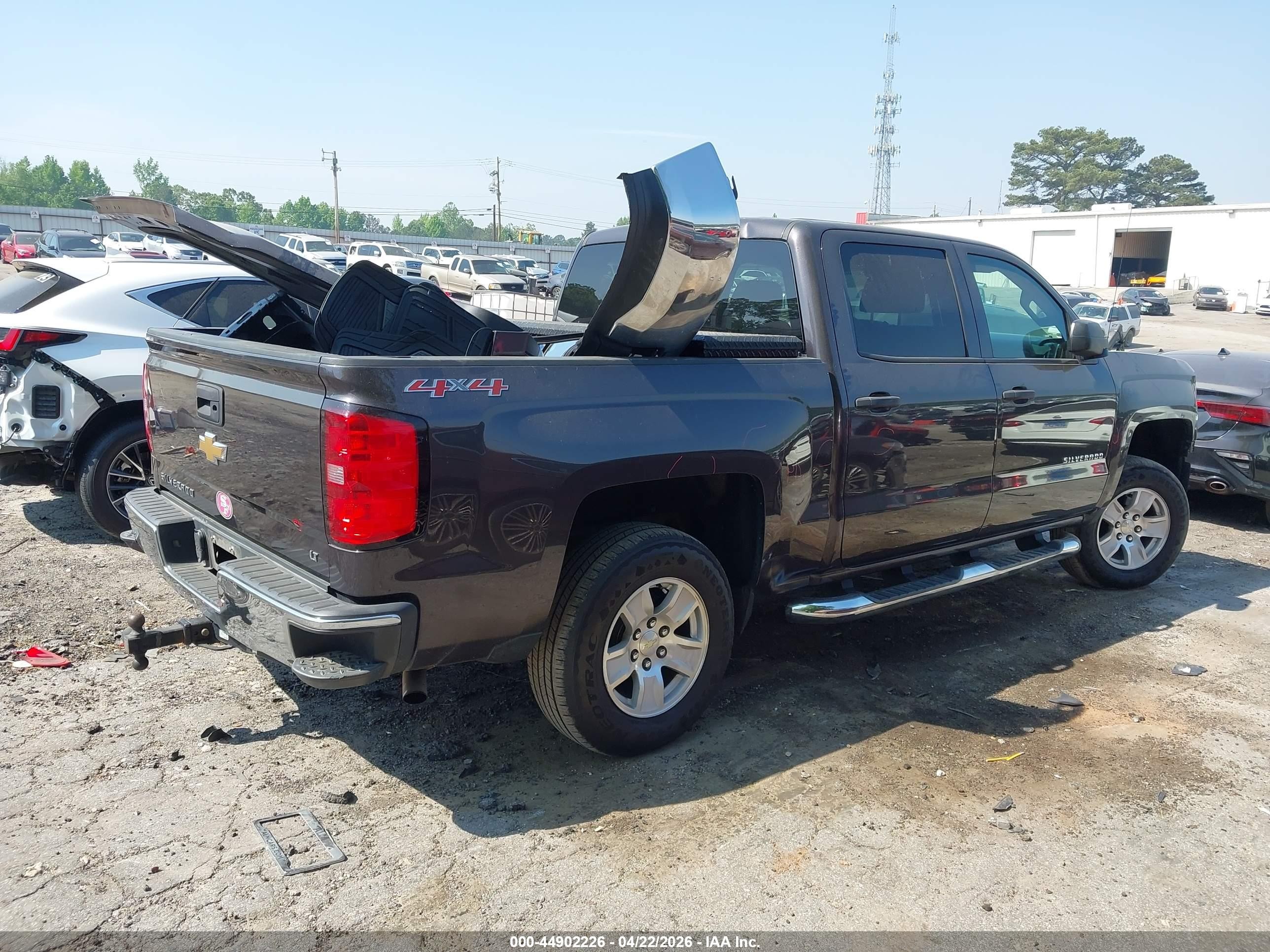 2014 Chevrolet Silverado 1500 1lt Серый vin: 3GCUKREH9EG393966
