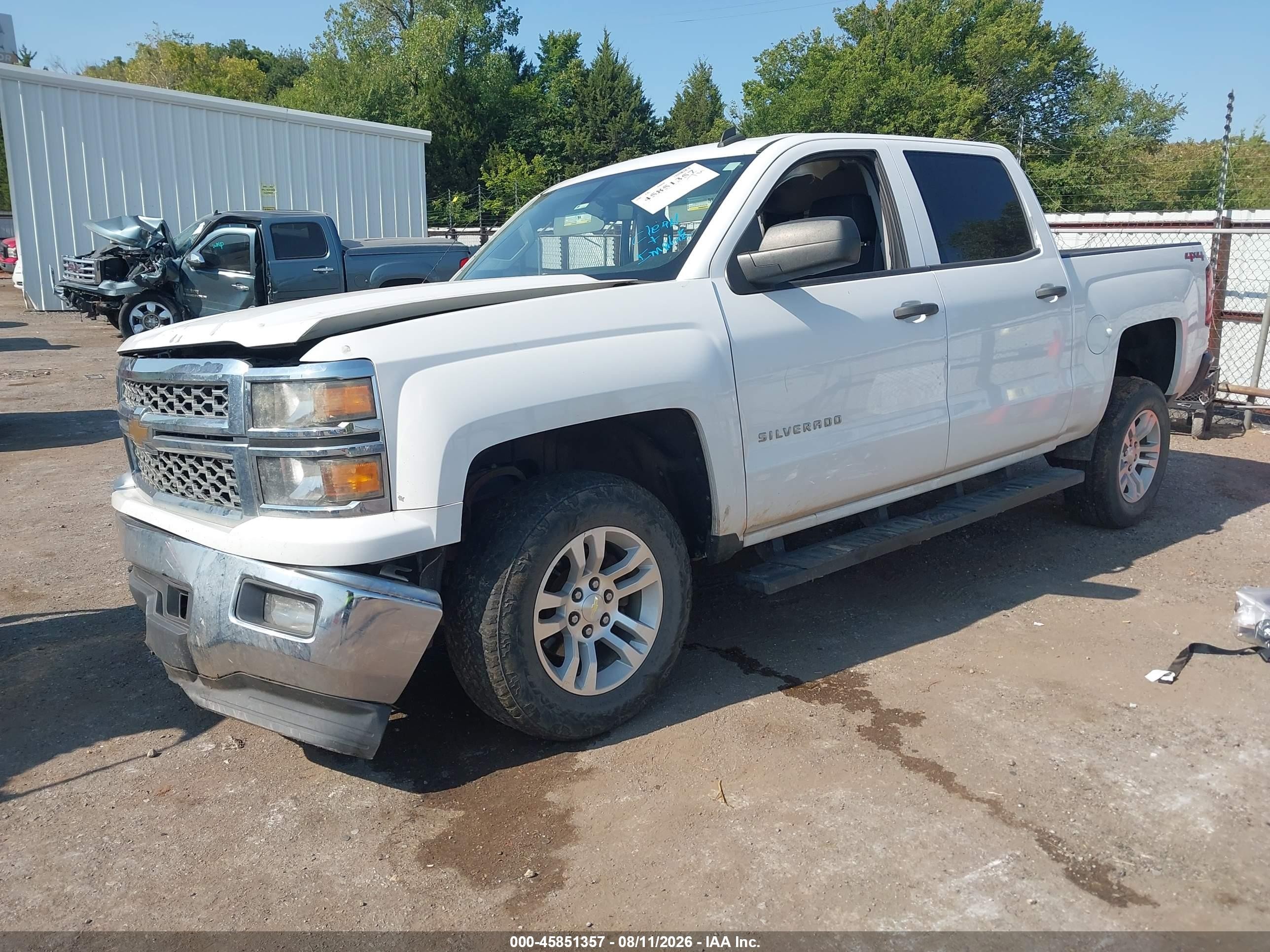 2014 Chevrolet Silverado 1500 Lt White vin: 3GCUKREHXEG209036