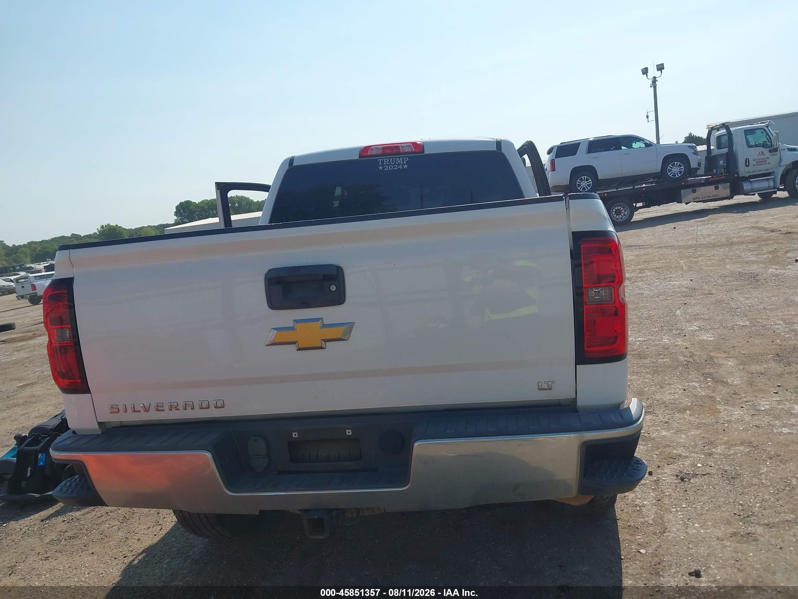 2014 Chevrolet Silverado 1500 Lt White vin: 3GCUKREHXEG209036