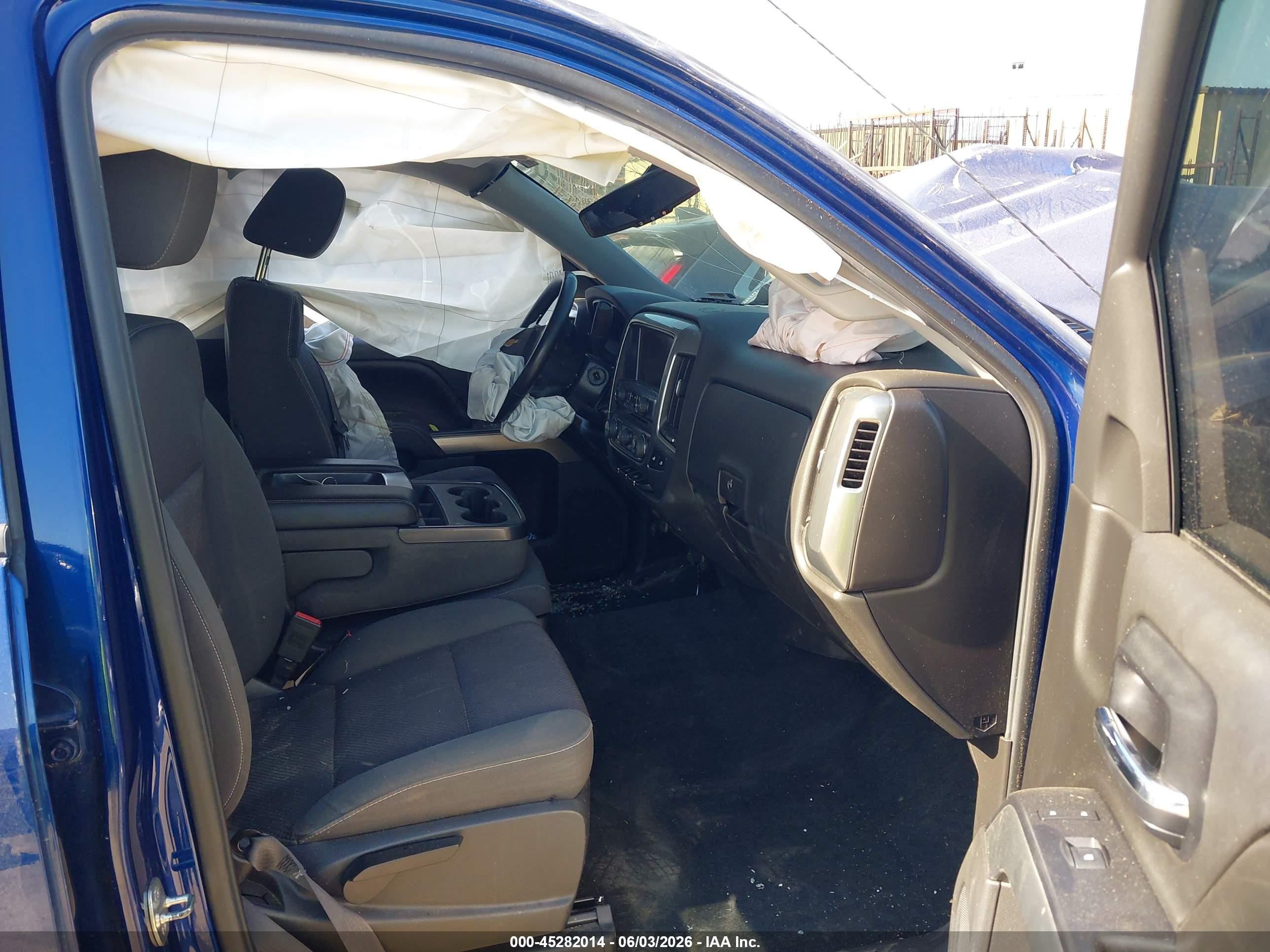 2014 Chevrolet Silverado 1500 1lt Blue vin: 3GCUKREHXEG285999