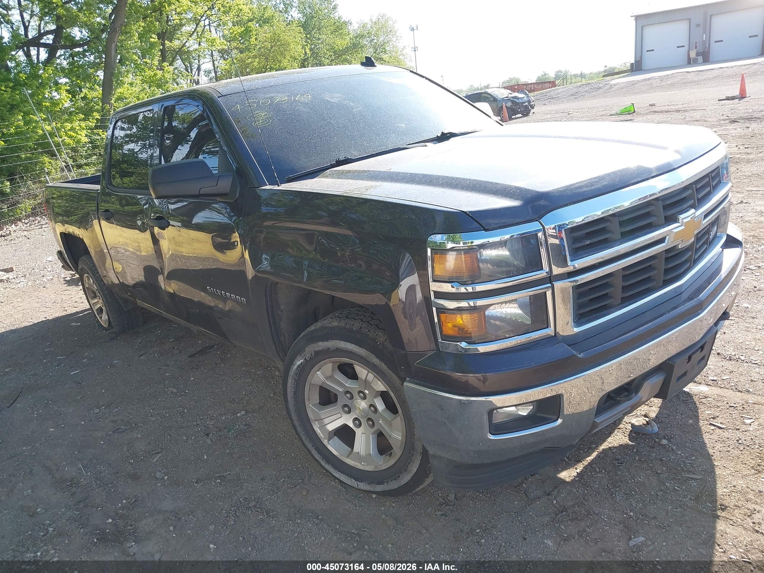 2014 Chevrolet Silverado 1500 2lt Gray vin: 3GCUKREHXEG464026