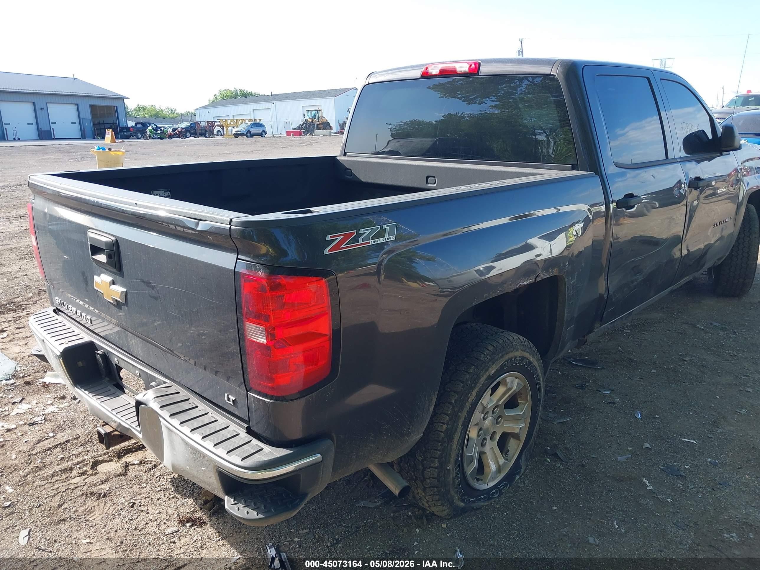 2014 Chevrolet Silverado 1500 2lt Gray vin: 3GCUKREHXEG464026