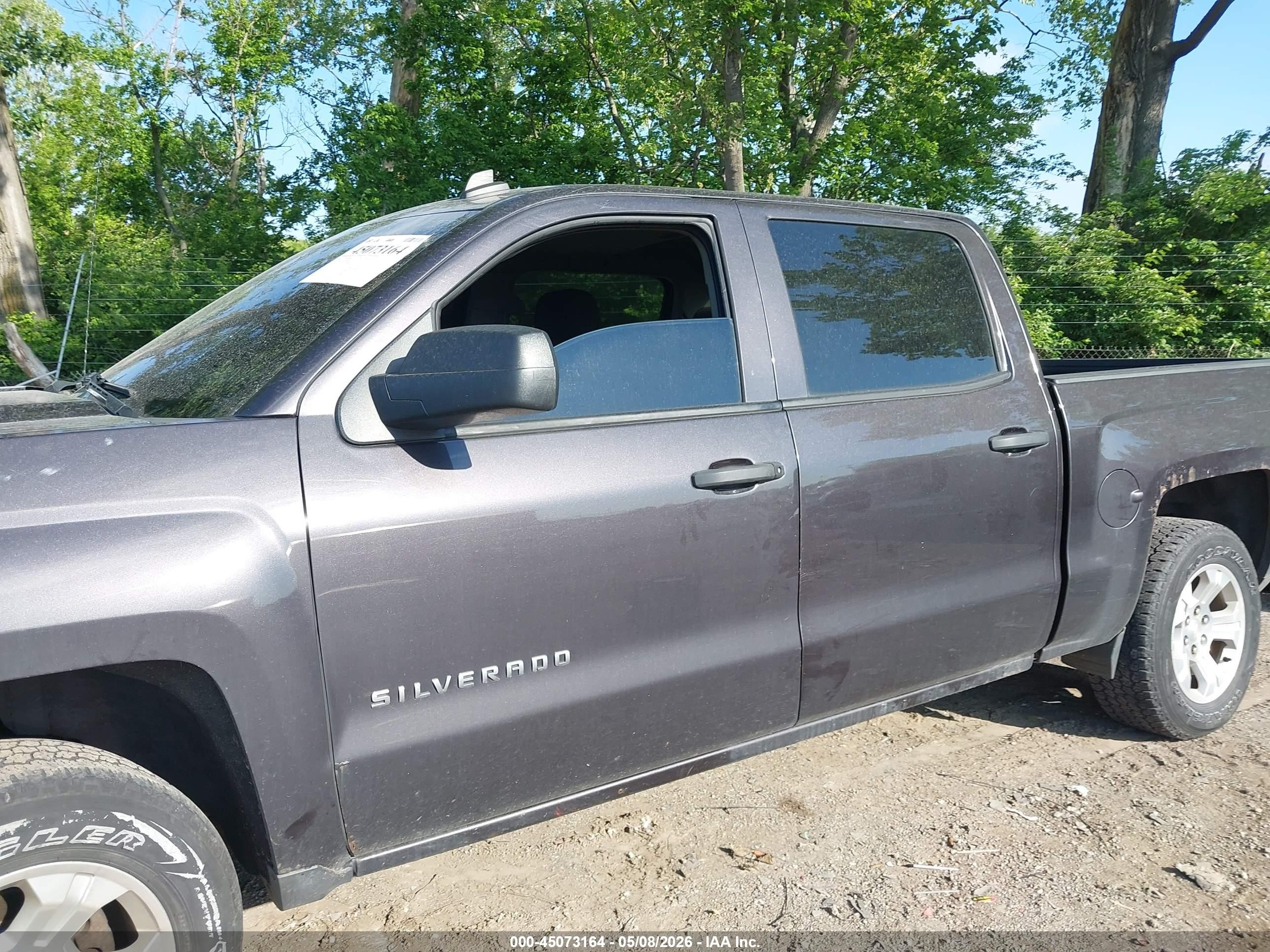2014 Chevrolet Silverado 1500 2lt Gray vin: 3GCUKREHXEG464026