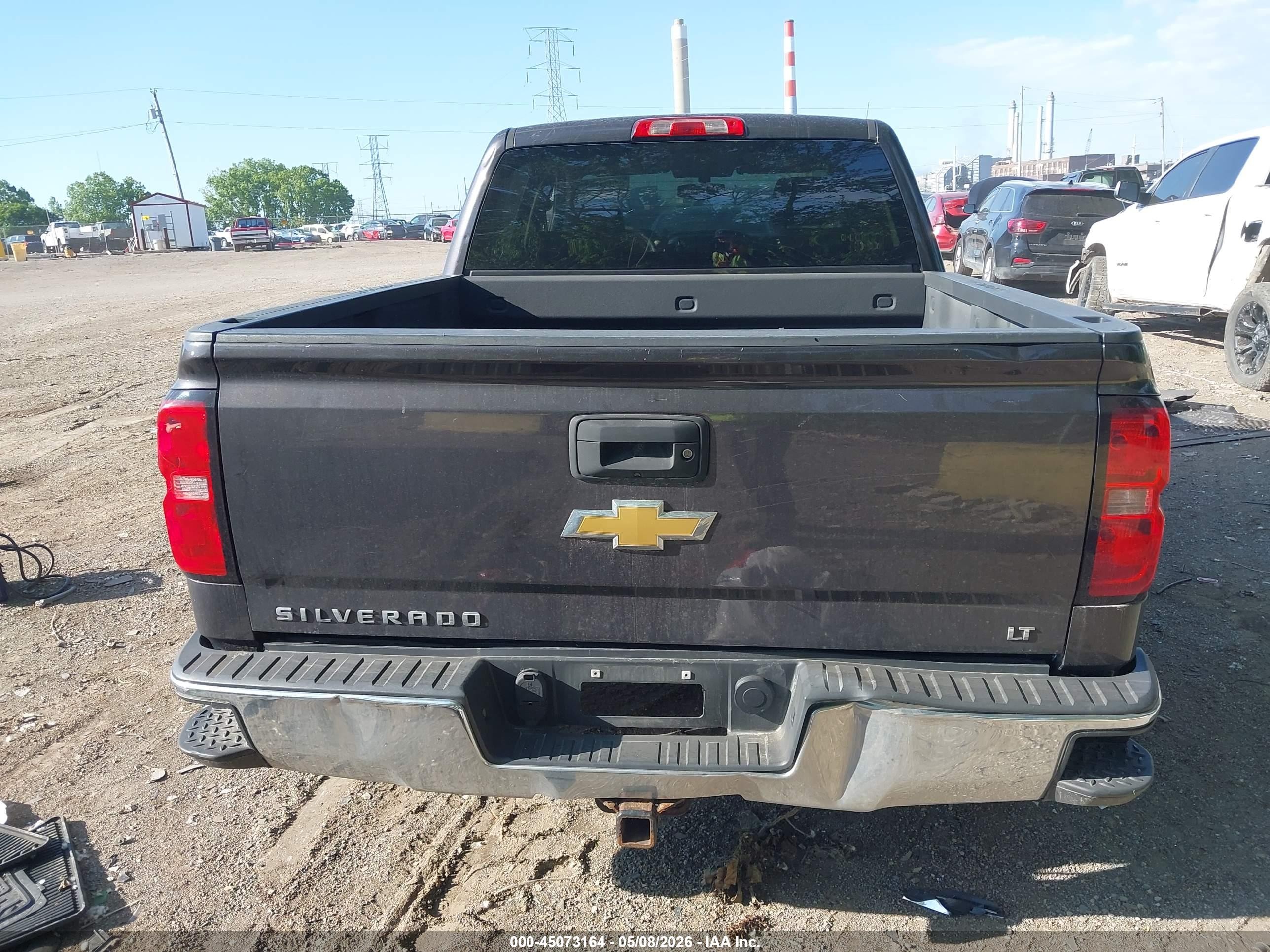 2014 Chevrolet Silverado 1500 2lt Gray vin: 3GCUKREHXEG464026
