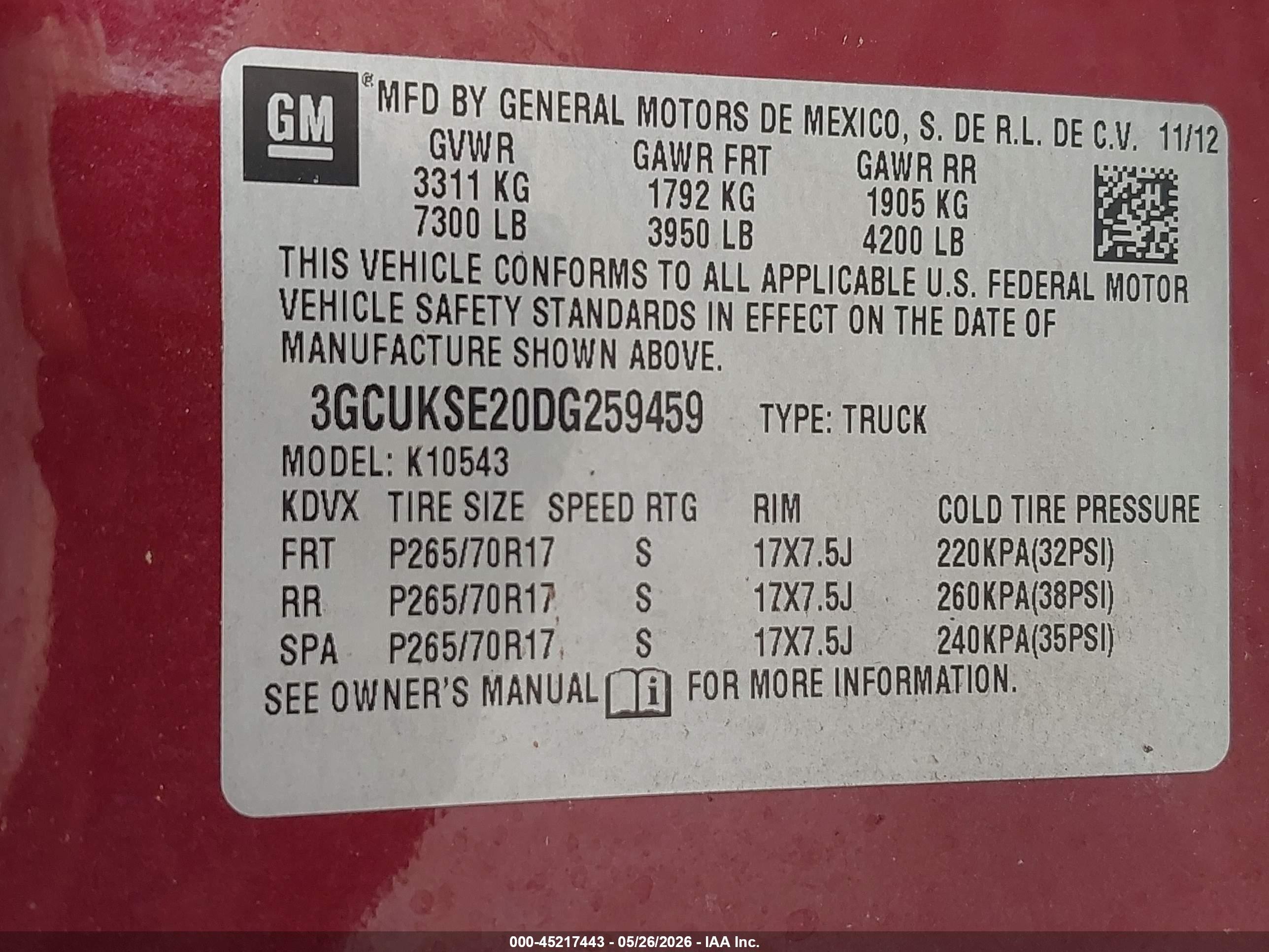 2013 Chevrolet Silverado 1500 Lt Maroon vin: 3GCUKSE20DG259459