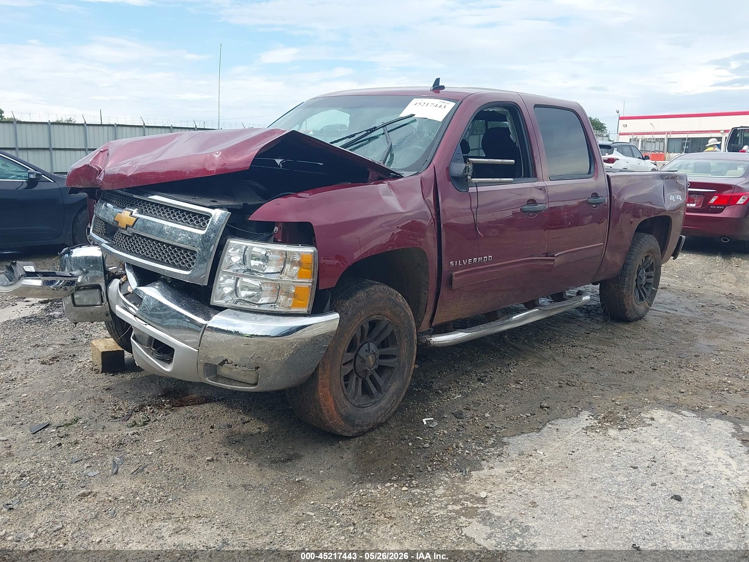 2013 Chevrolet Silverado 1500 Lt Maroon vin: 3GCUKSE20DG259459