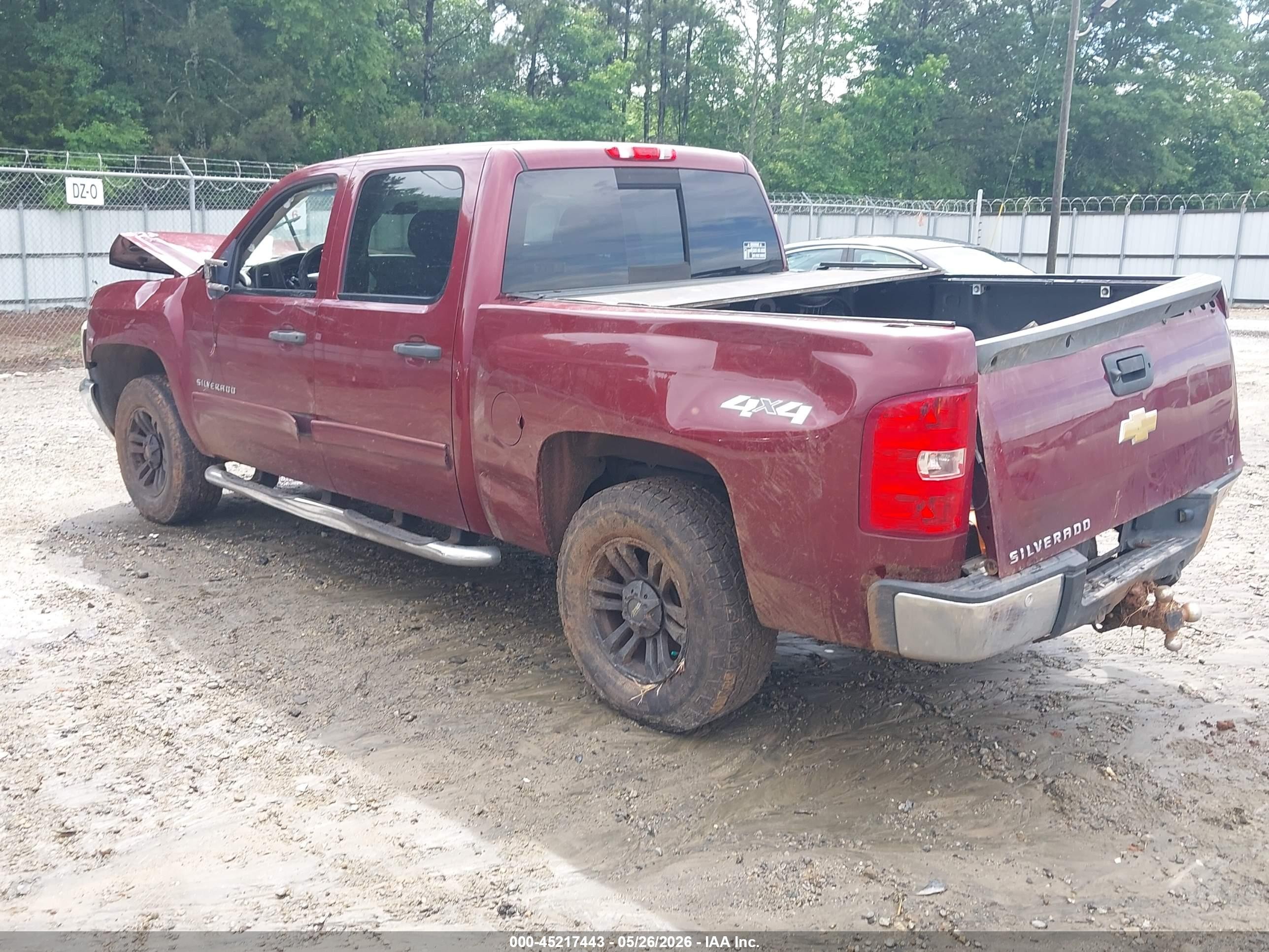 2013 Chevrolet Silverado 1500 Lt Maroon vin: 3GCUKSE20DG259459