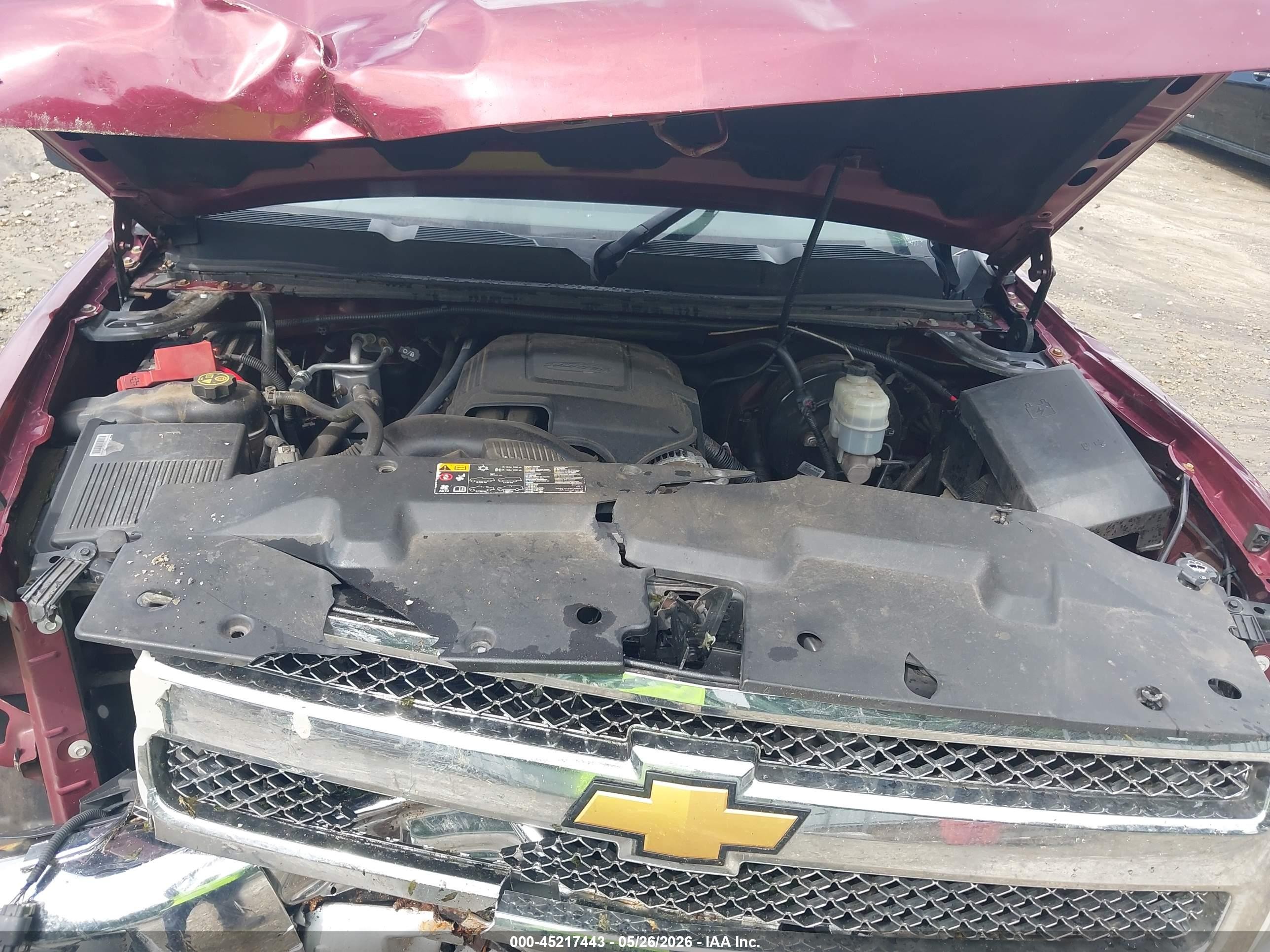 2013 Chevrolet Silverado 1500 Lt Maroon vin: 3GCUKSE20DG259459