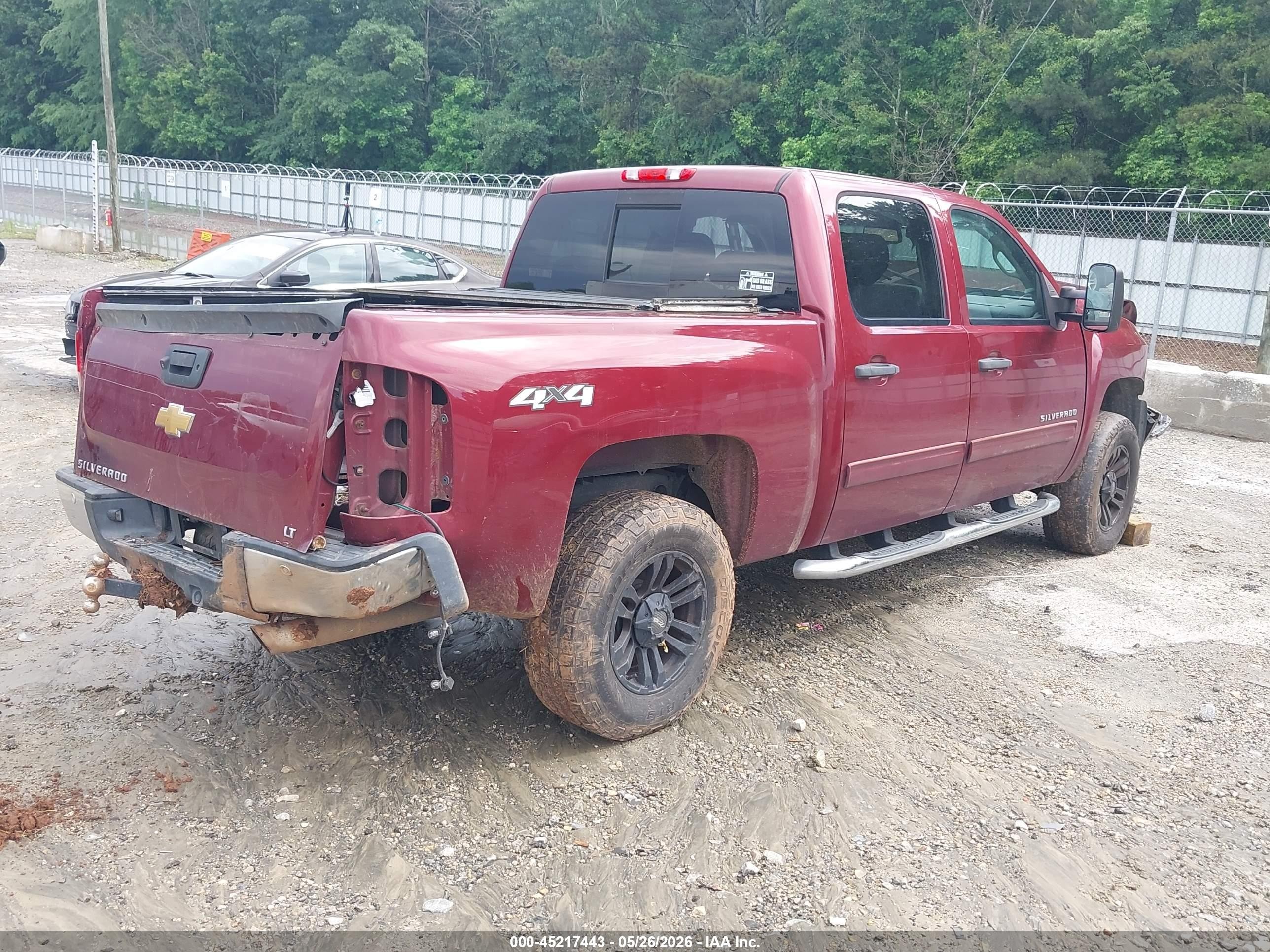 2013 Chevrolet Silverado 1500 Lt Maroon vin: 3GCUKSE20DG259459