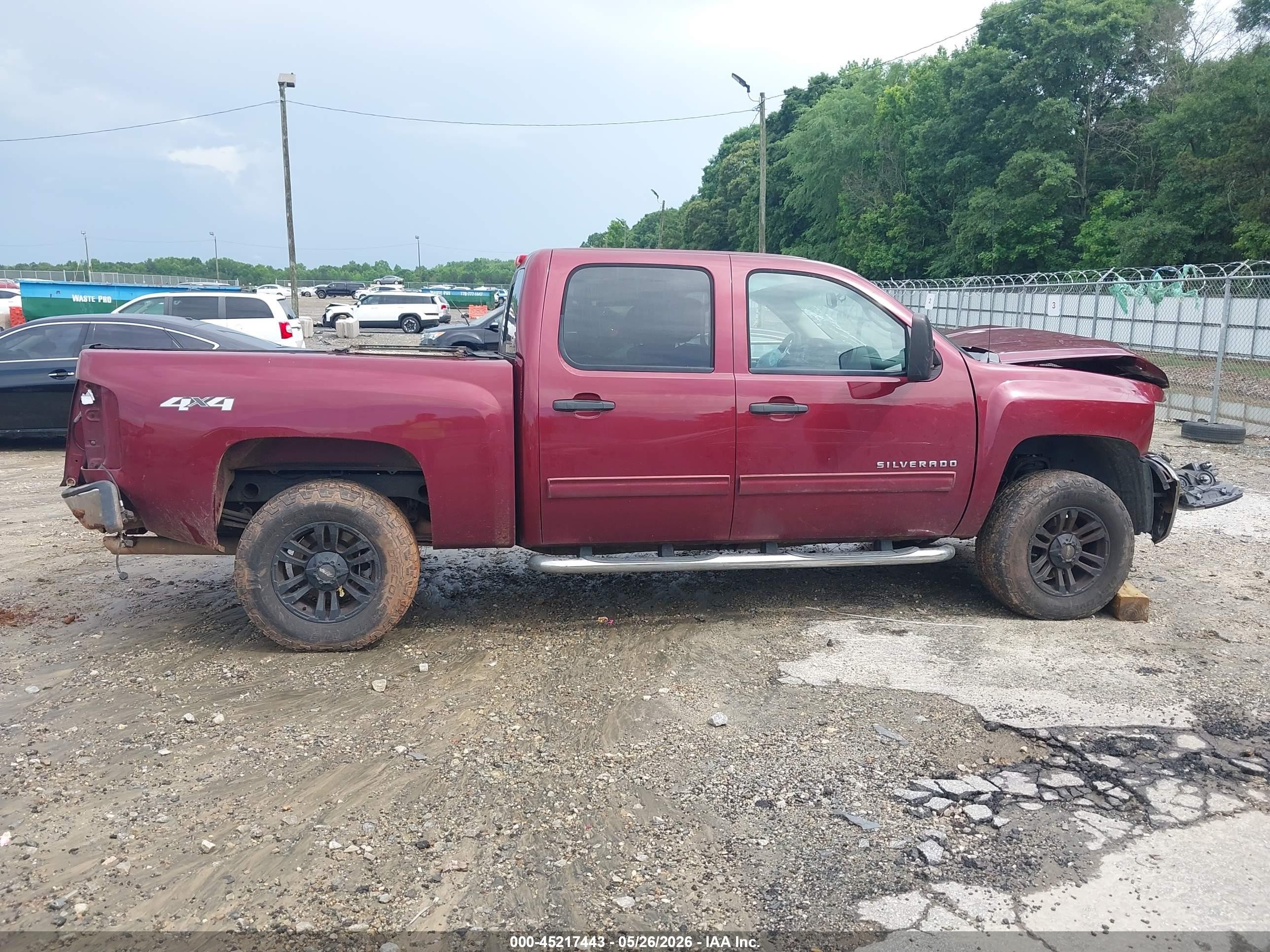 2013 Chevrolet Silverado 1500 Lt Maroon vin: 3GCUKSE20DG259459