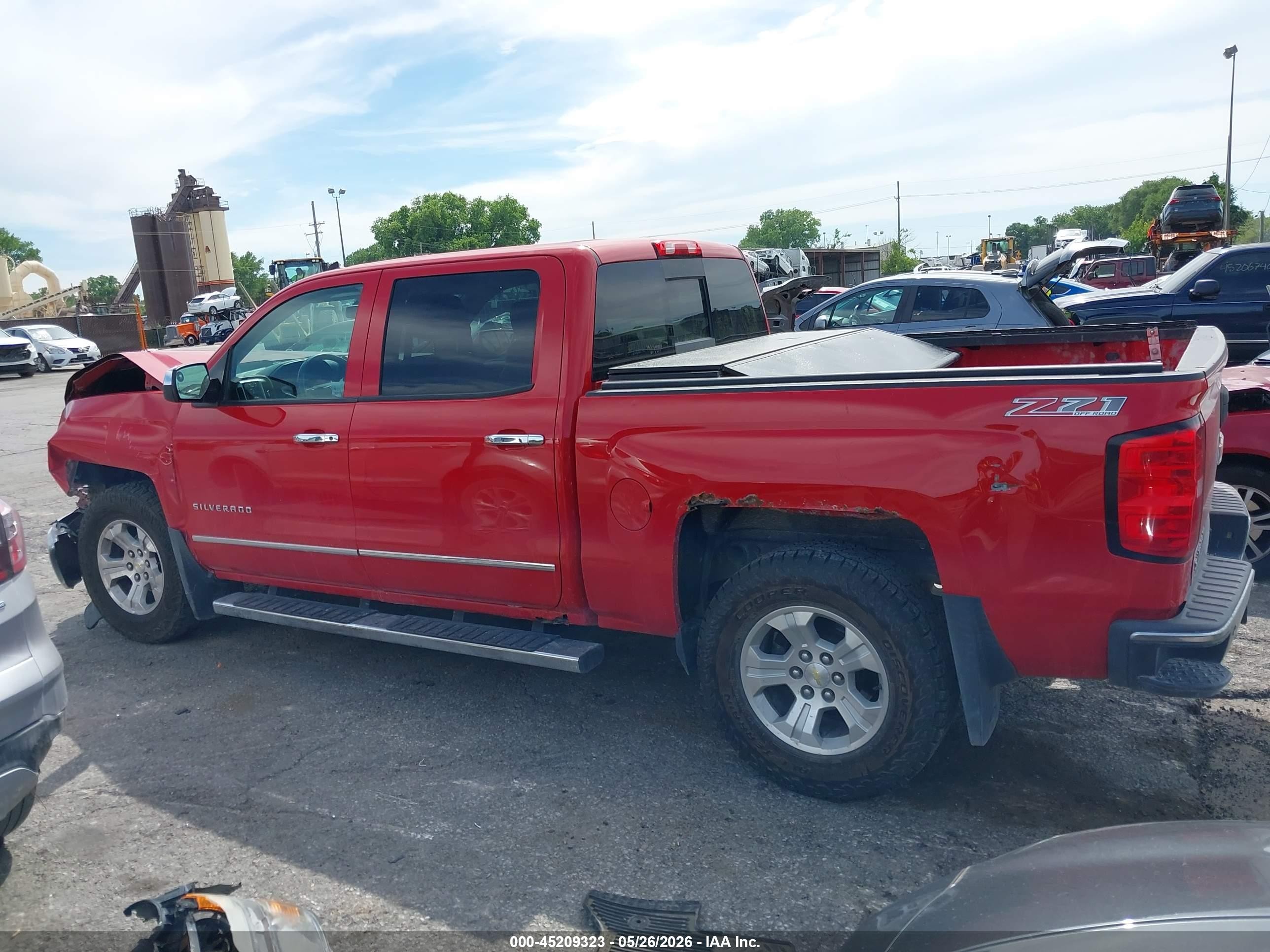 2014 Chevrolet Silverado 1500 2lz Красный vin: 3GCUKSEC0EG118160