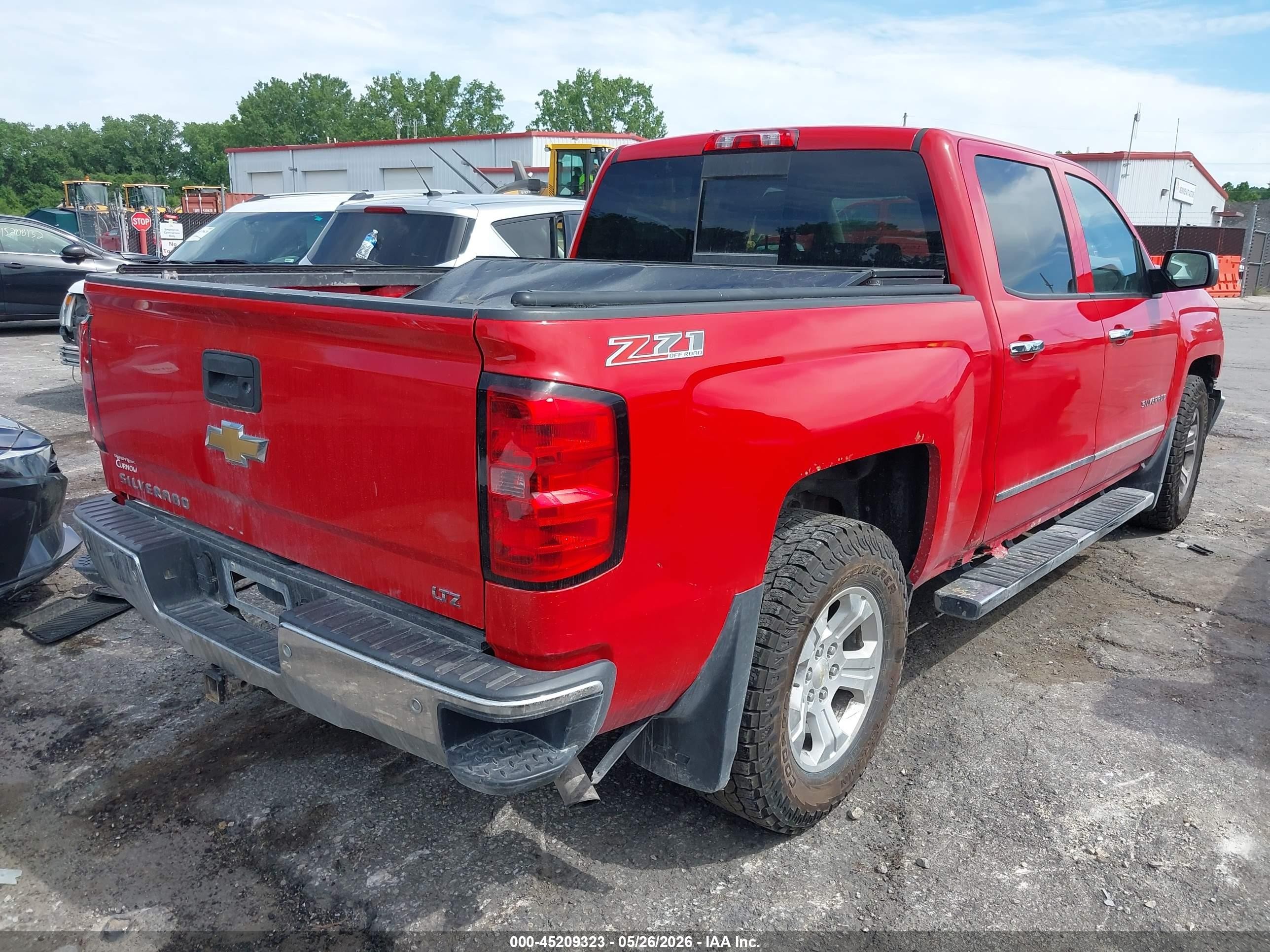 2014 Chevrolet Silverado 1500 2lz Красный vin: 3GCUKSEC0EG118160