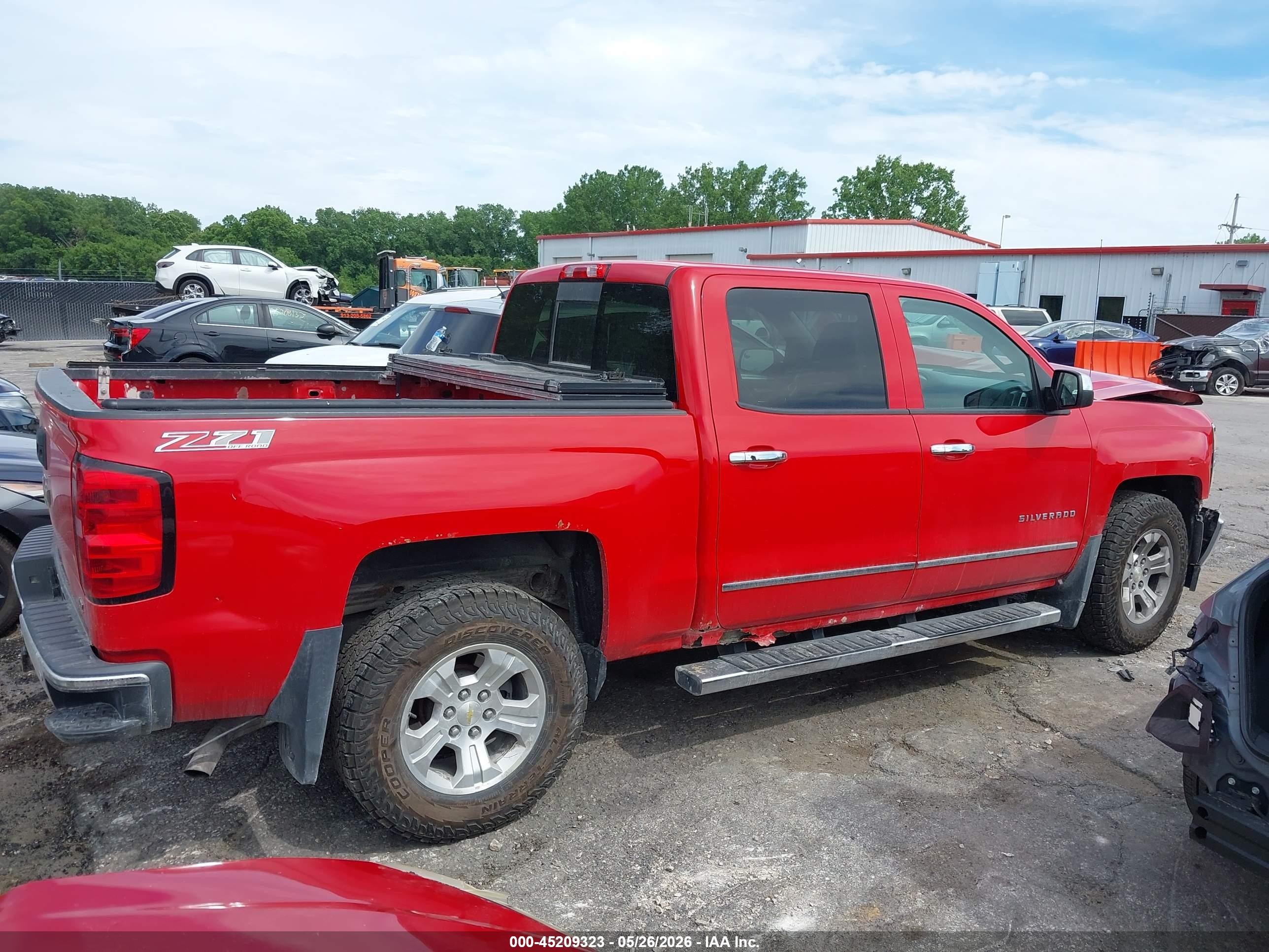 2014 Chevrolet Silverado 1500 2lz Красный vin: 3GCUKSEC0EG118160
