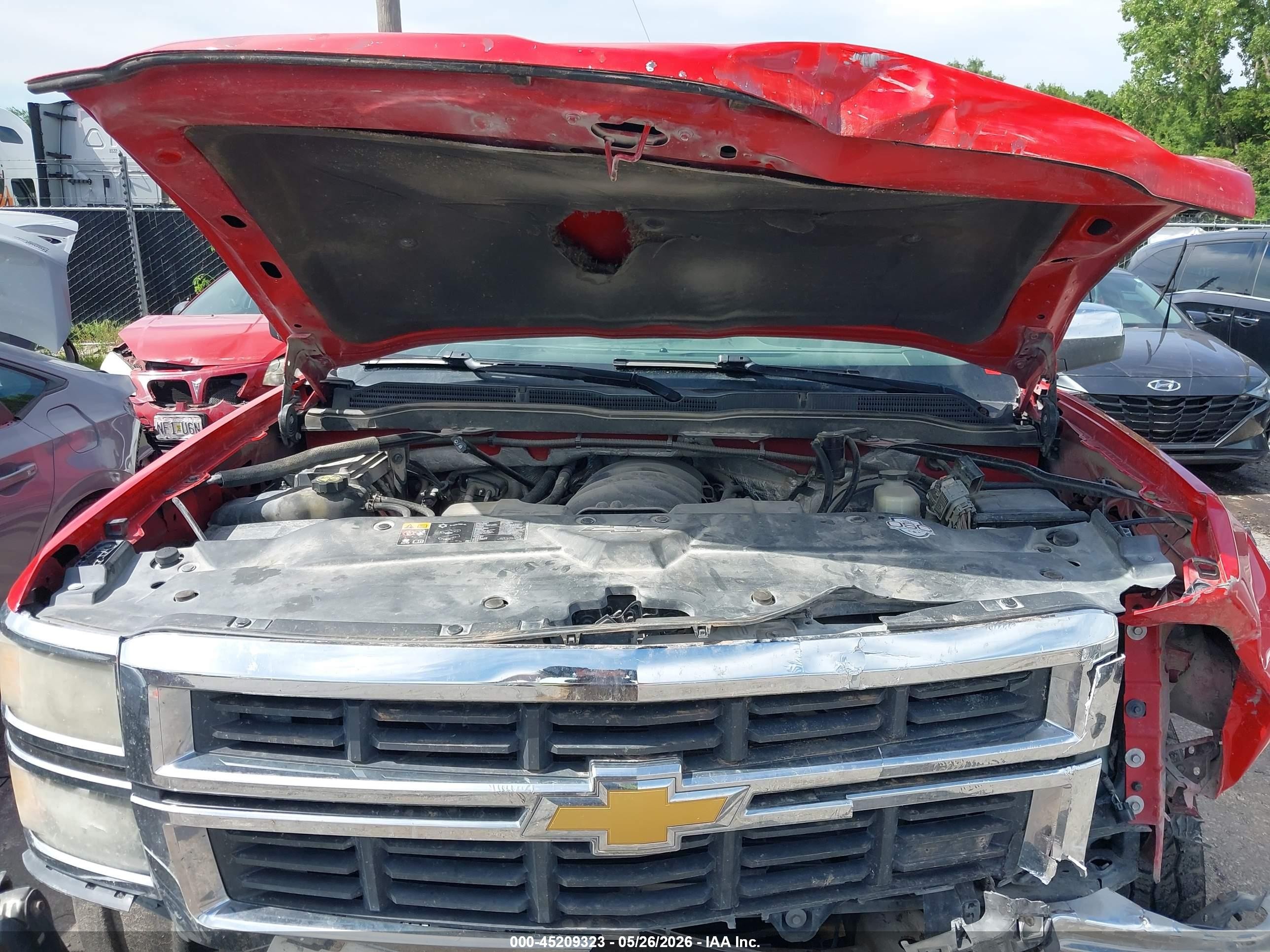 2014 Chevrolet Silverado 1500 2lz Красный vin: 3GCUKSEC0EG118160