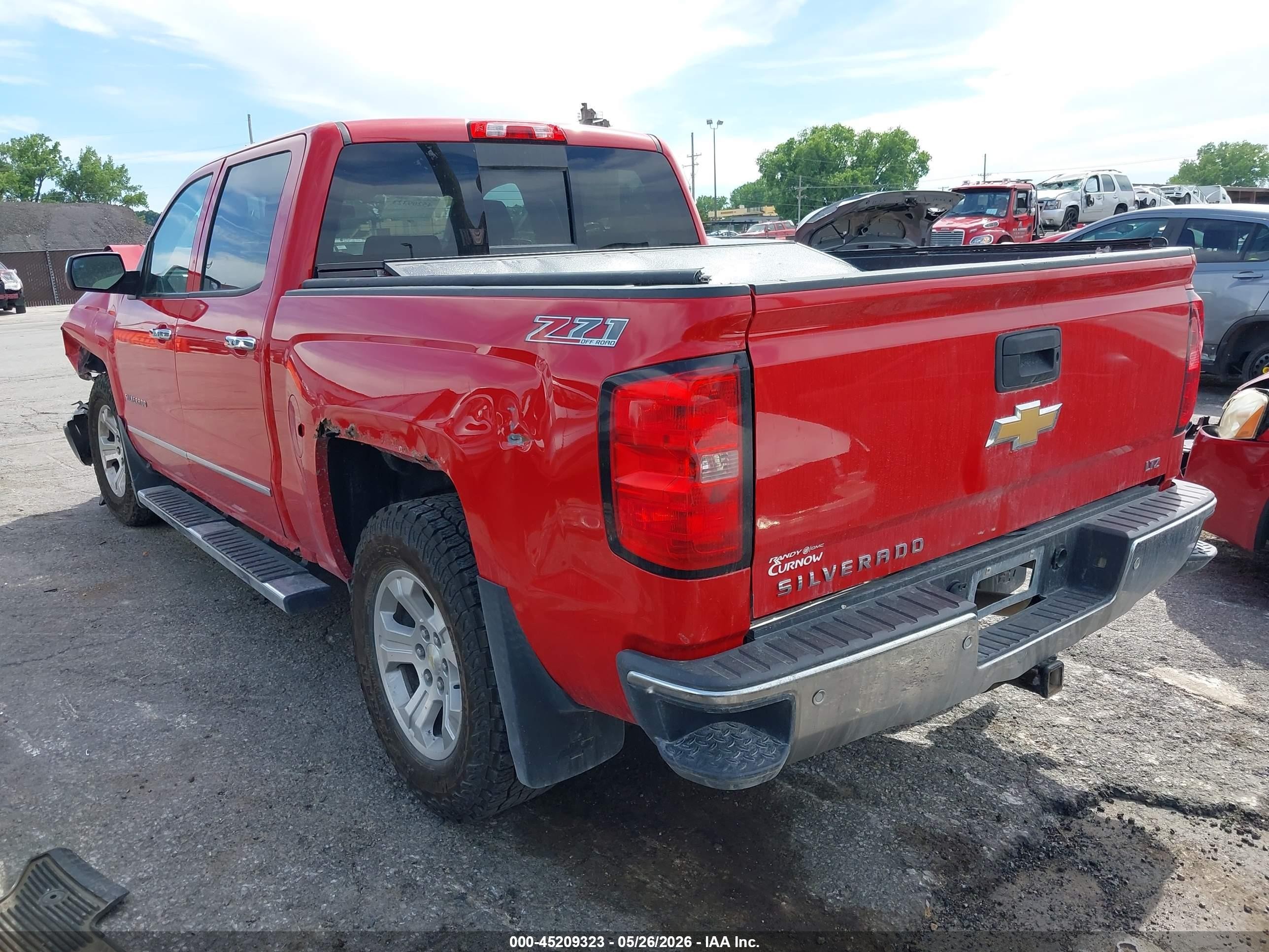 2014 Chevrolet Silverado 1500 2lz Красный vin: 3GCUKSEC0EG118160