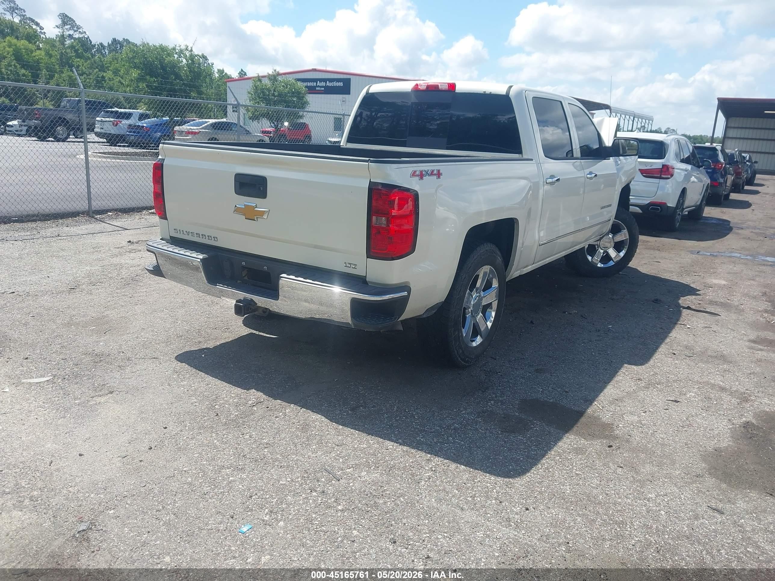2014 Chevrolet Silverado 1500 1lz White vin: 3GCUKSEC0EG228173