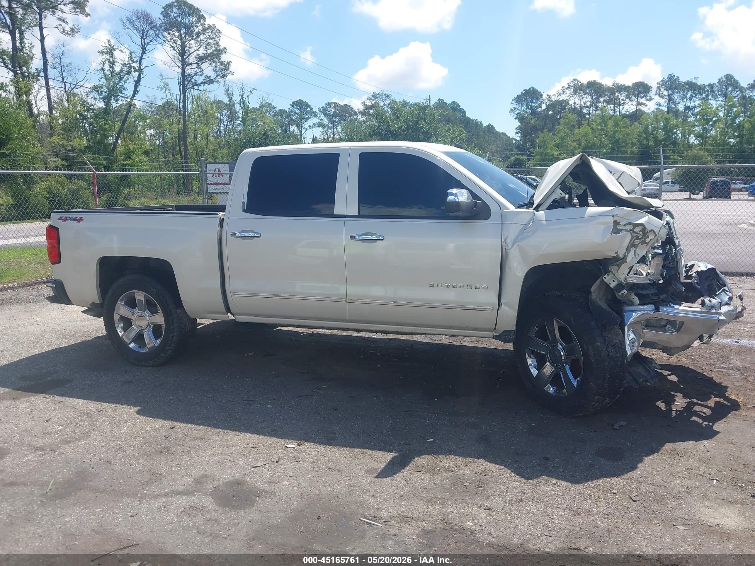 2014 Chevrolet Silverado 1500 1lz White vin: 3GCUKSEC0EG228173