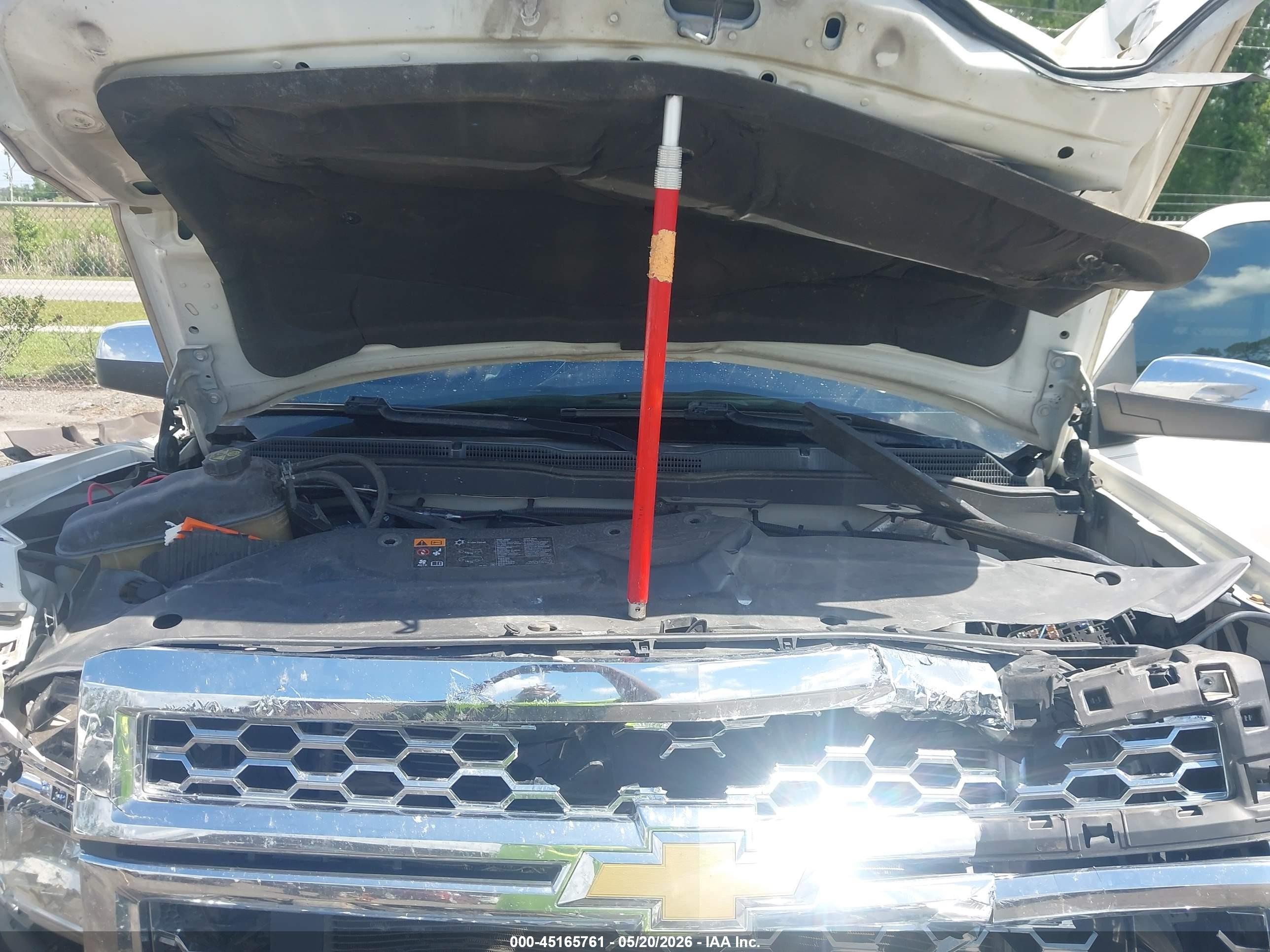 2014 Chevrolet Silverado 1500 1lz White vin: 3GCUKSEC0EG228173