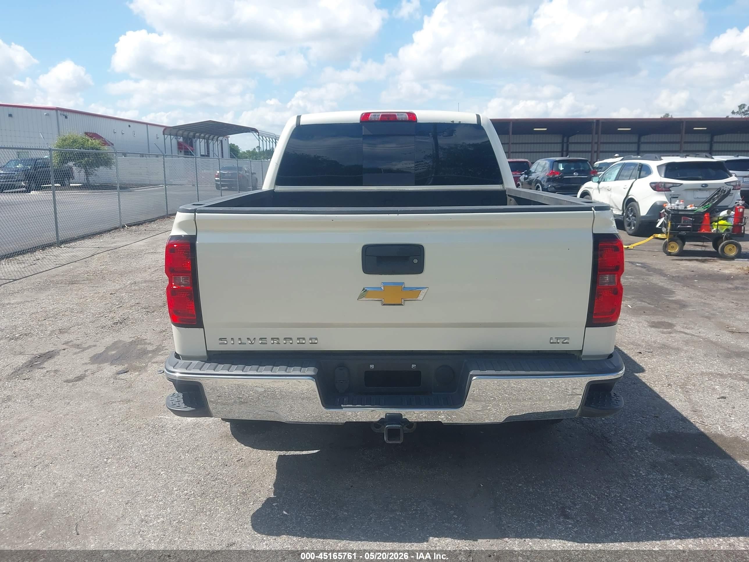 2014 Chevrolet Silverado 1500 1lz White vin: 3GCUKSEC0EG228173