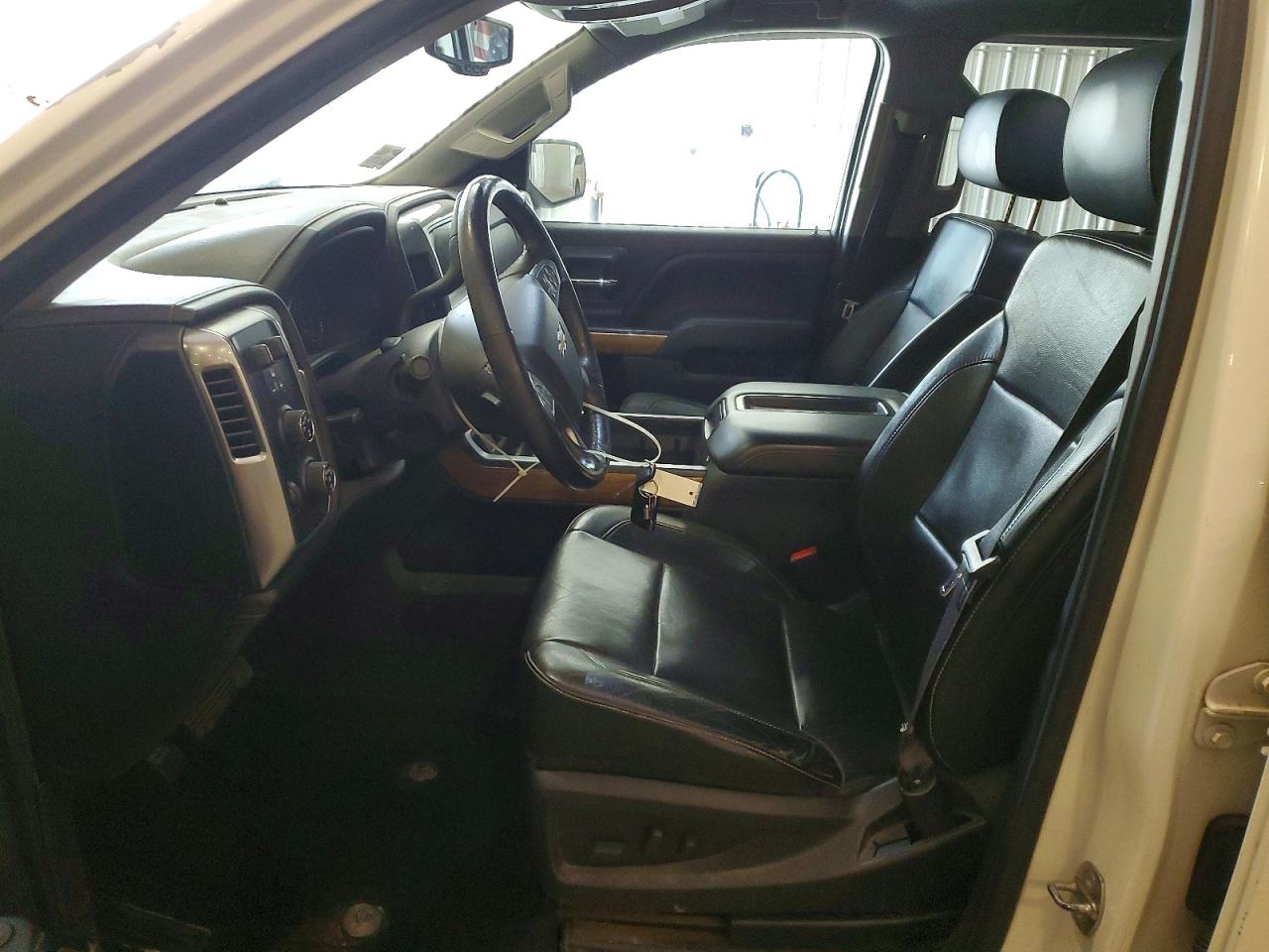2014 Chevrolet Silverado K1500 Ltz White vin: 3GCUKSEC0EG235592
