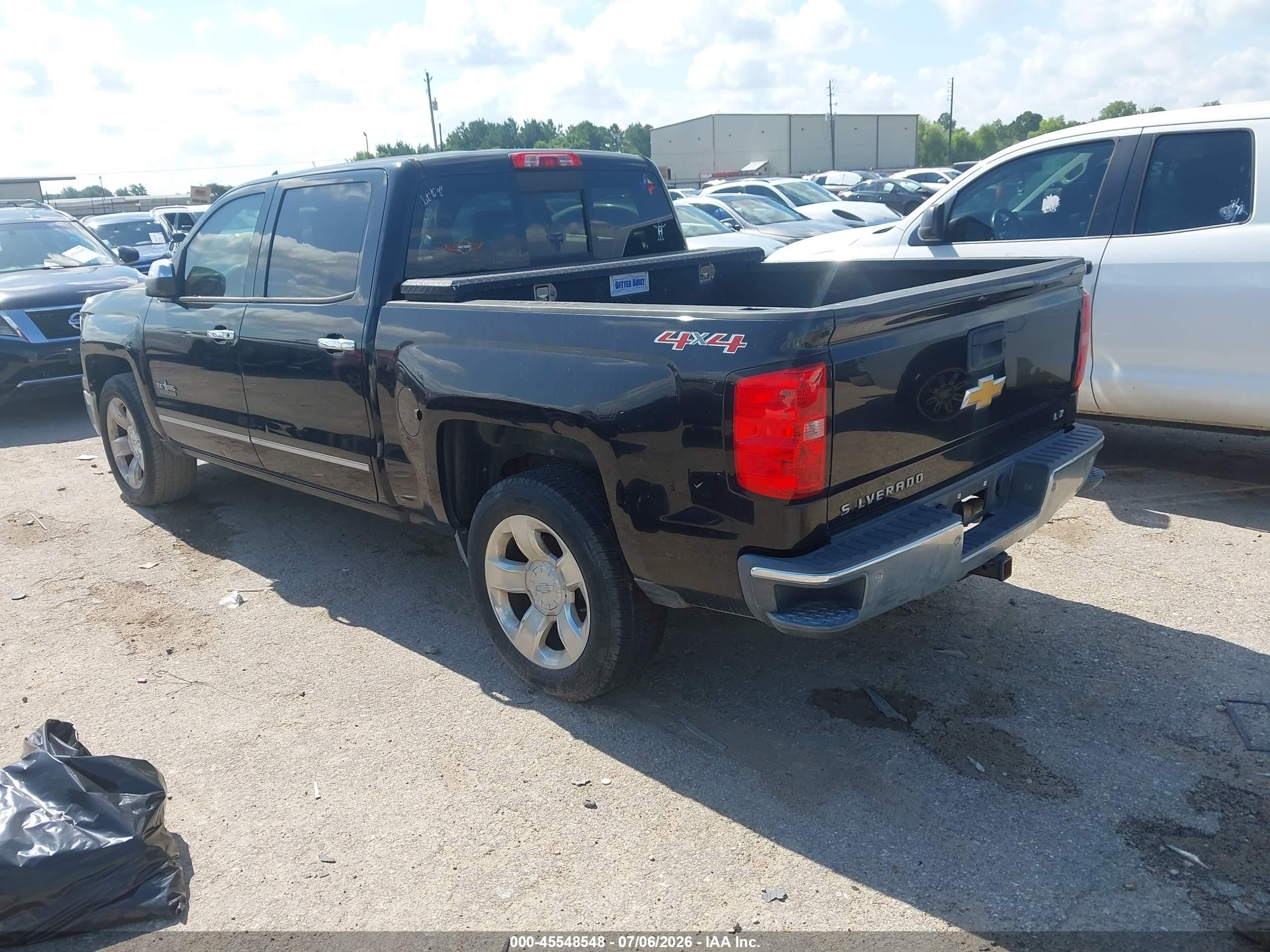 2014 Chevrolet Silverado 1500 Ltz Черный vin: 3GCUKSEC0EG421777