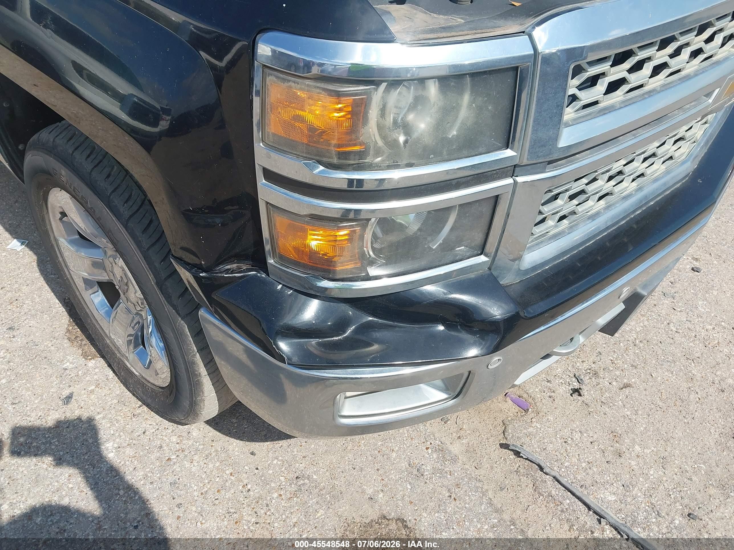 2014 Chevrolet Silverado 1500 Ltz Черный vin: 3GCUKSEC0EG421777