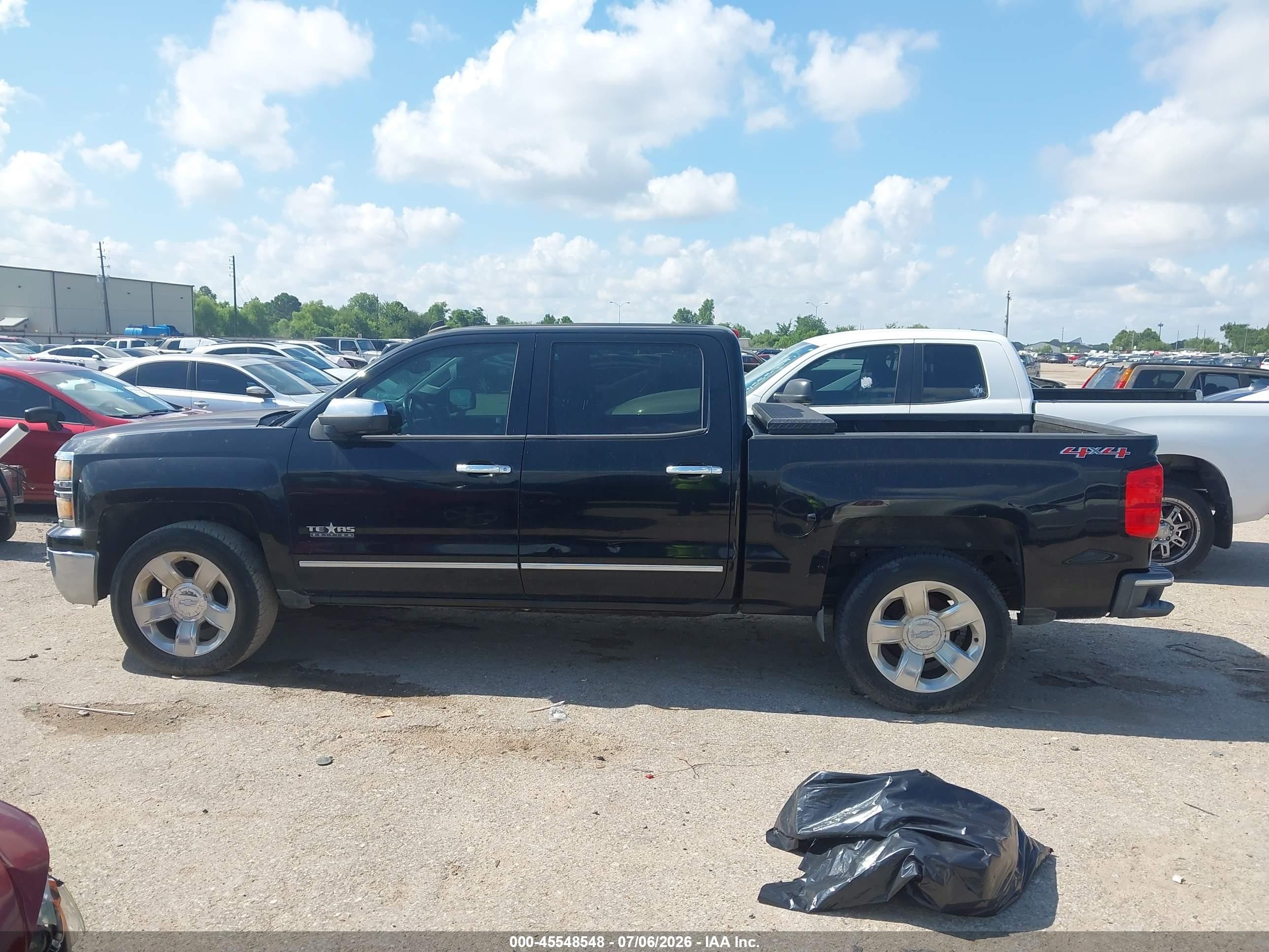 2014 Chevrolet Silverado 1500 Ltz Черный vin: 3GCUKSEC0EG421777