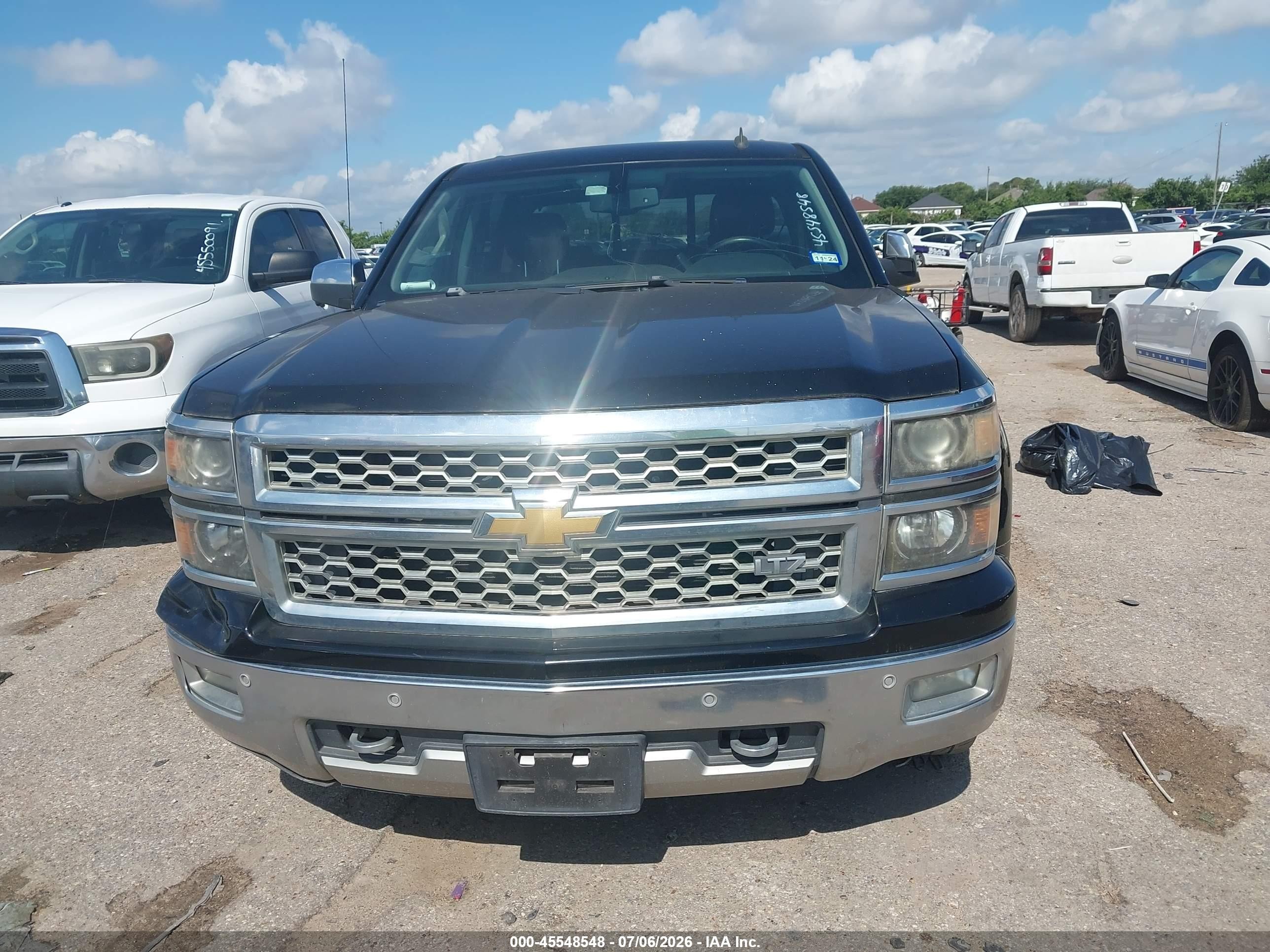 2014 Chevrolet Silverado 1500 Ltz Черный vin: 3GCUKSEC0EG421777