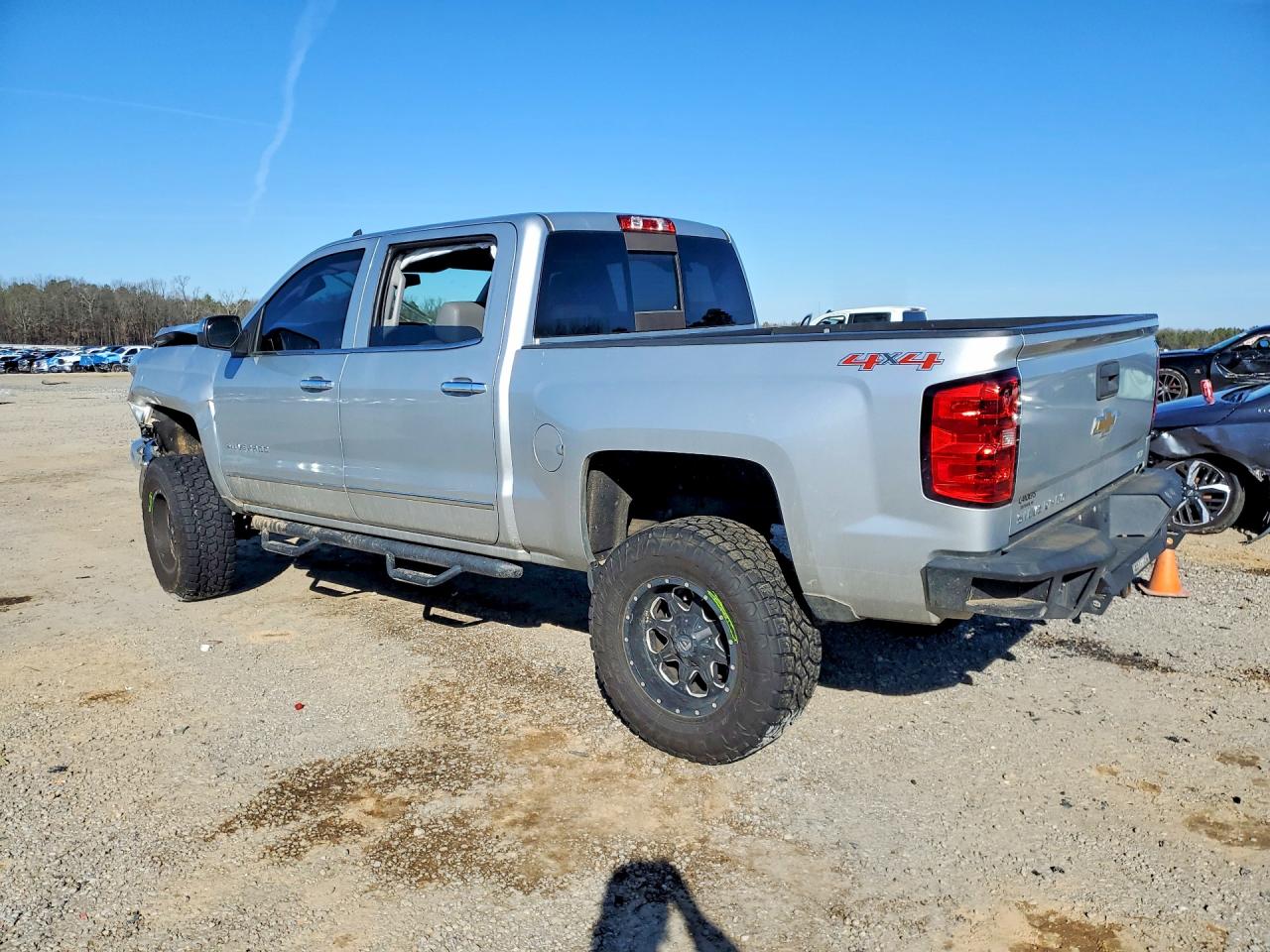 2015 Chevrolet Silverado K1500 Ltz Silver vin: 3GCUKSEC0FG139897