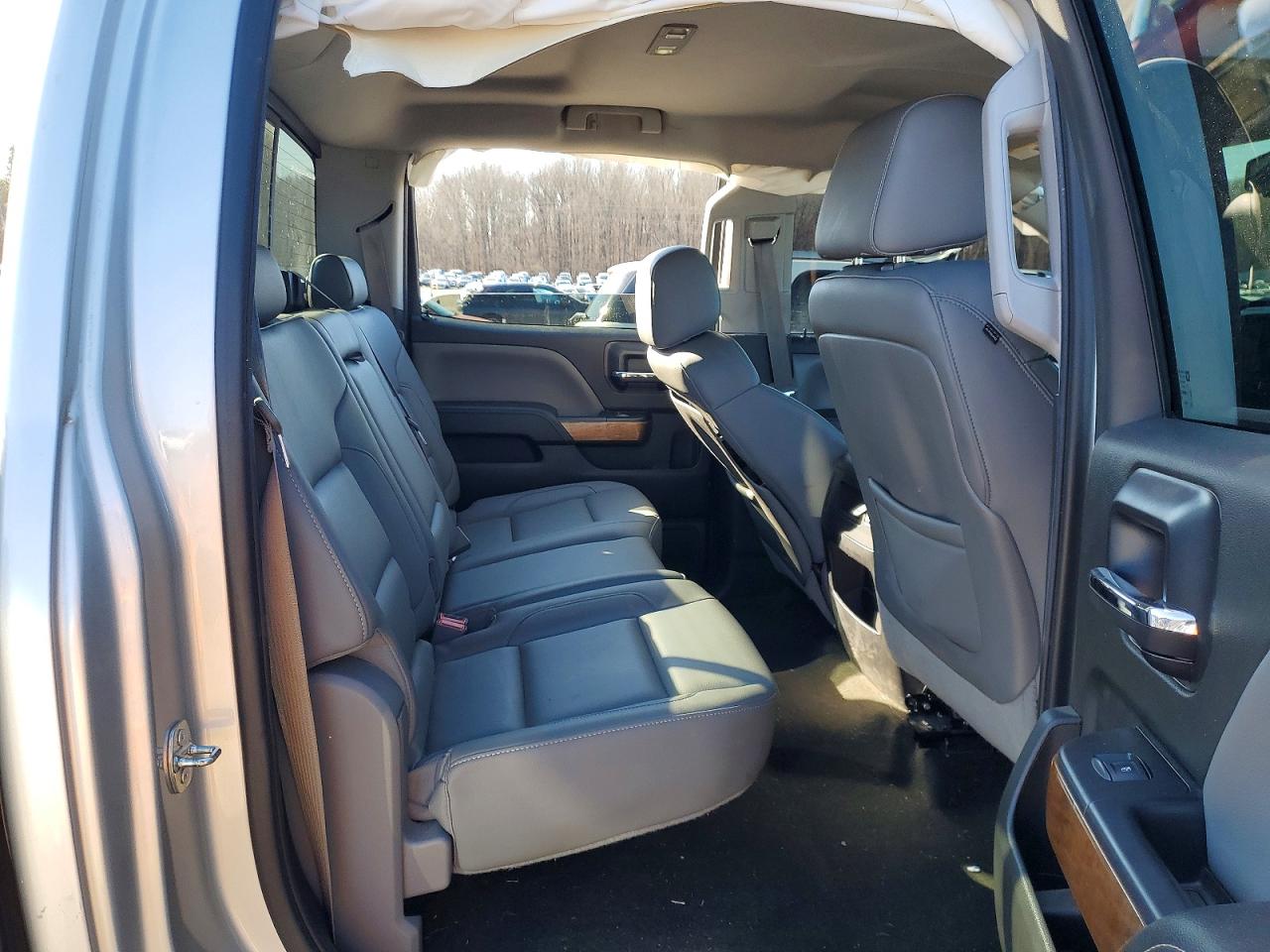 2015 Chevrolet Silverado K1500 Ltz Silver vin: 3GCUKSEC0FG139897