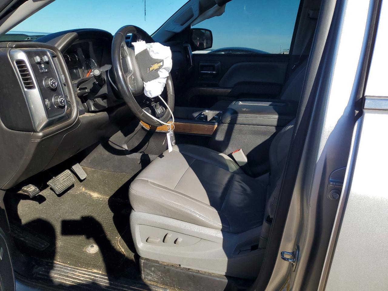 2015 Chevrolet Silverado K1500 Ltz Silver vin: 3GCUKSEC0FG139897