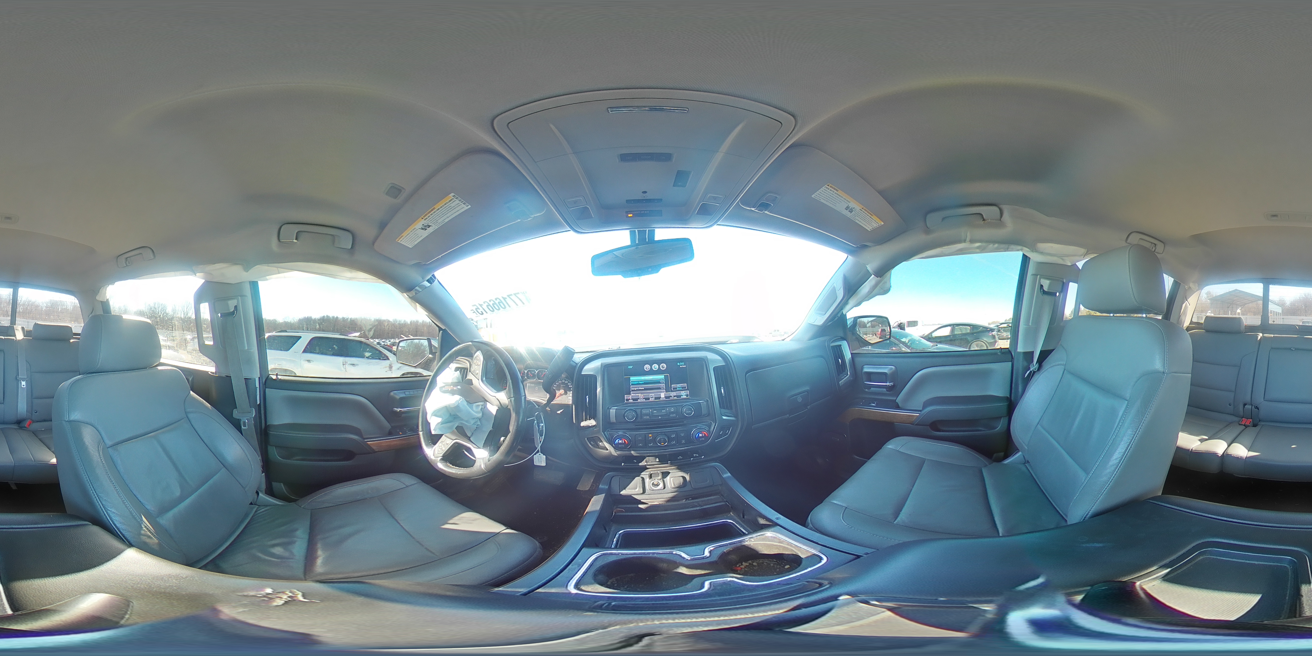 2015 Chevrolet Silverado K1500 Ltz Silver vin: 3GCUKSEC0FG139897