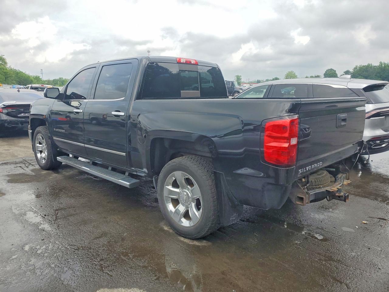 2015 Chevrolet Silverado K1500 Ltz Black vin: 3GCUKSEC0FG302404