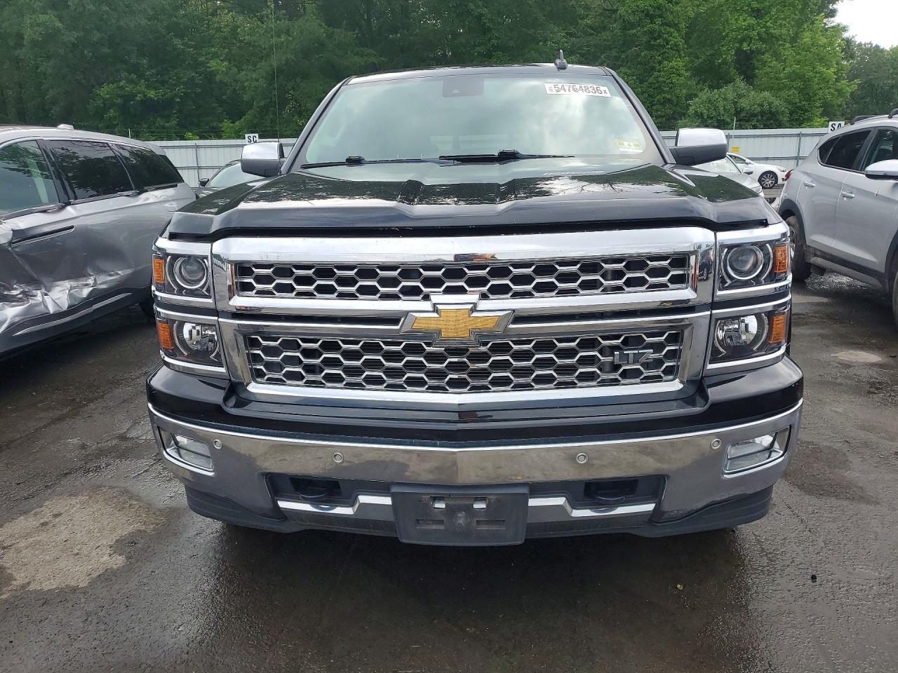 2015 Chevrolet Silverado K1500 Ltz Black vin: 3GCUKSEC0FG302404