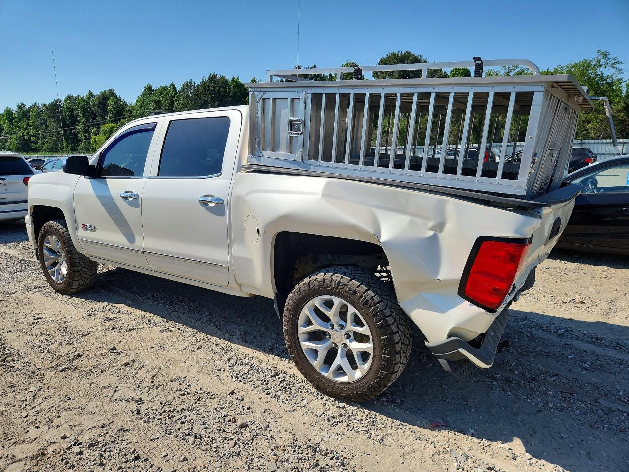 2015 Chevrolet Silverado K1500 Ltz Cream vin: 3GCUKSEC0FG334219