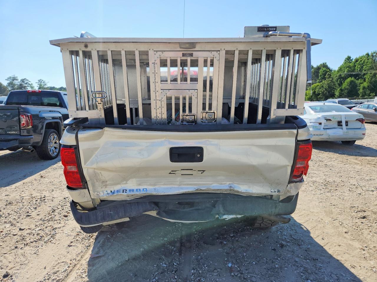 2015 Chevrolet Silverado K1500 Ltz Cream vin: 3GCUKSEC0FG334219