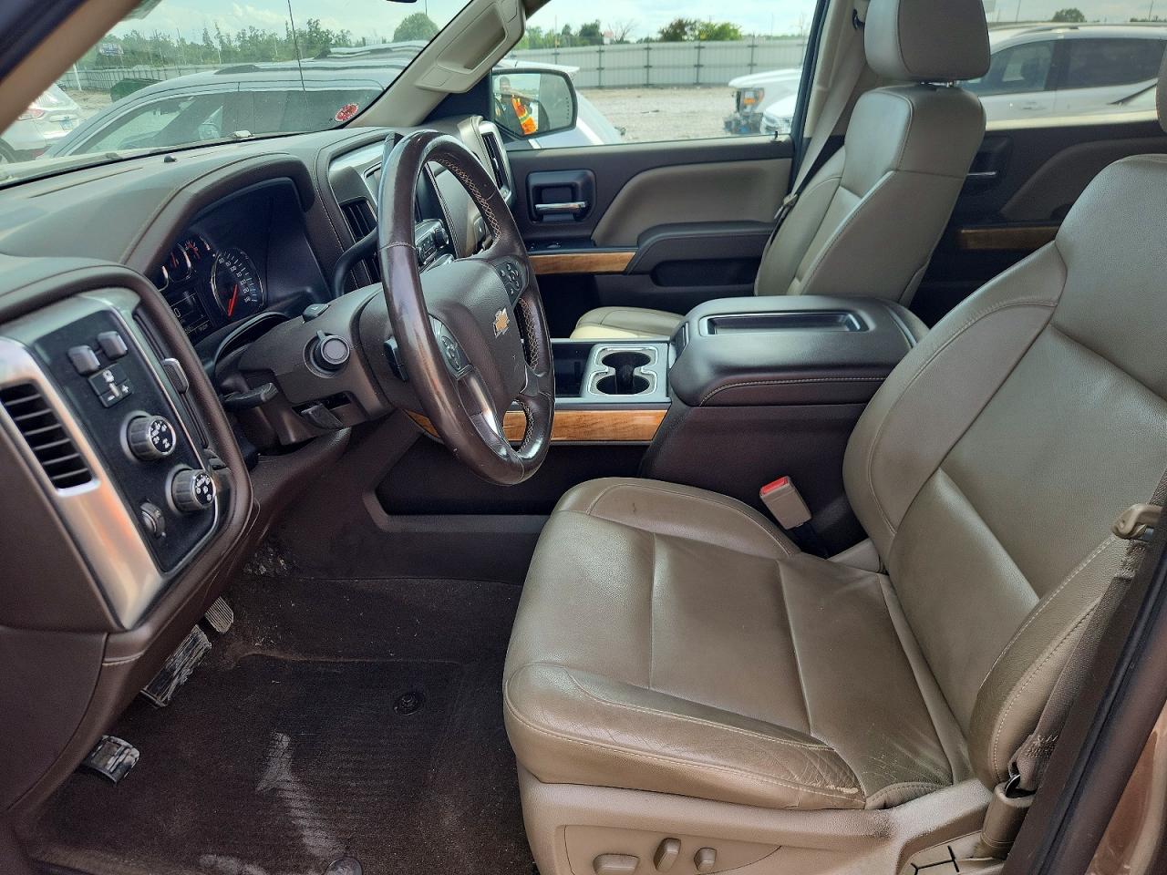 2015 Chevrolet Silverado K1500 Ltz Brown vin: 3GCUKSEC0FG336150