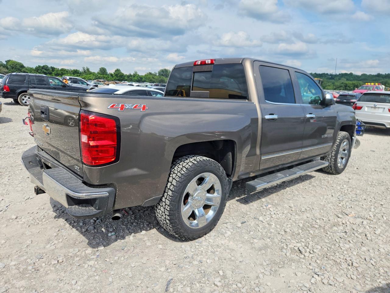 2015 Chevrolet Silverado K1500 Ltz Brown vin: 3GCUKSEC0FG336150