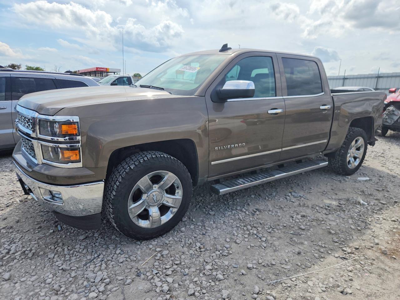2015 Chevrolet Silverado K1500 Ltz Brown vin: 3GCUKSEC0FG336150