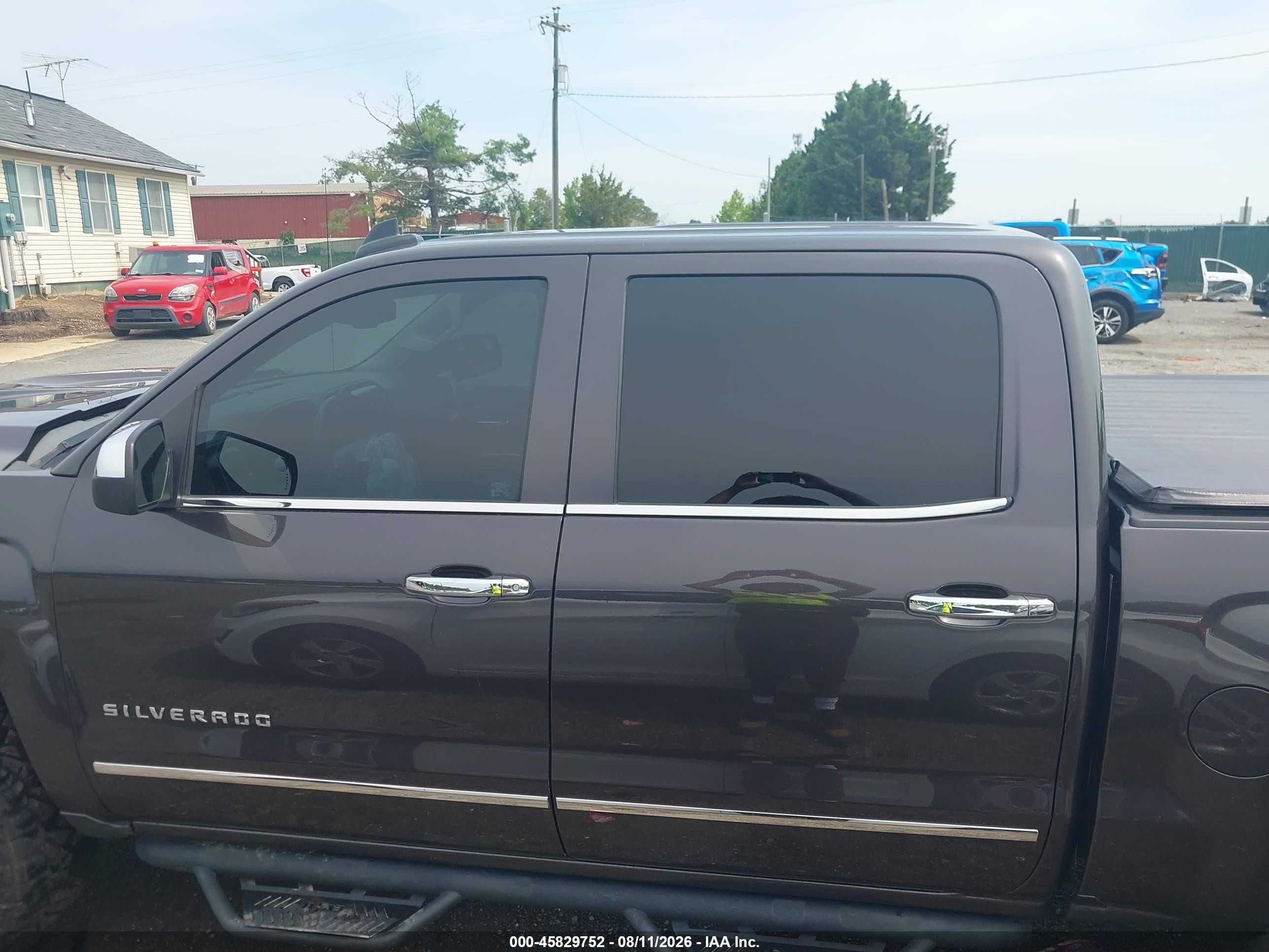 2016 Chevrolet Silverado 1500 Ltz Black vin: 3GCUKSEC0GG134345