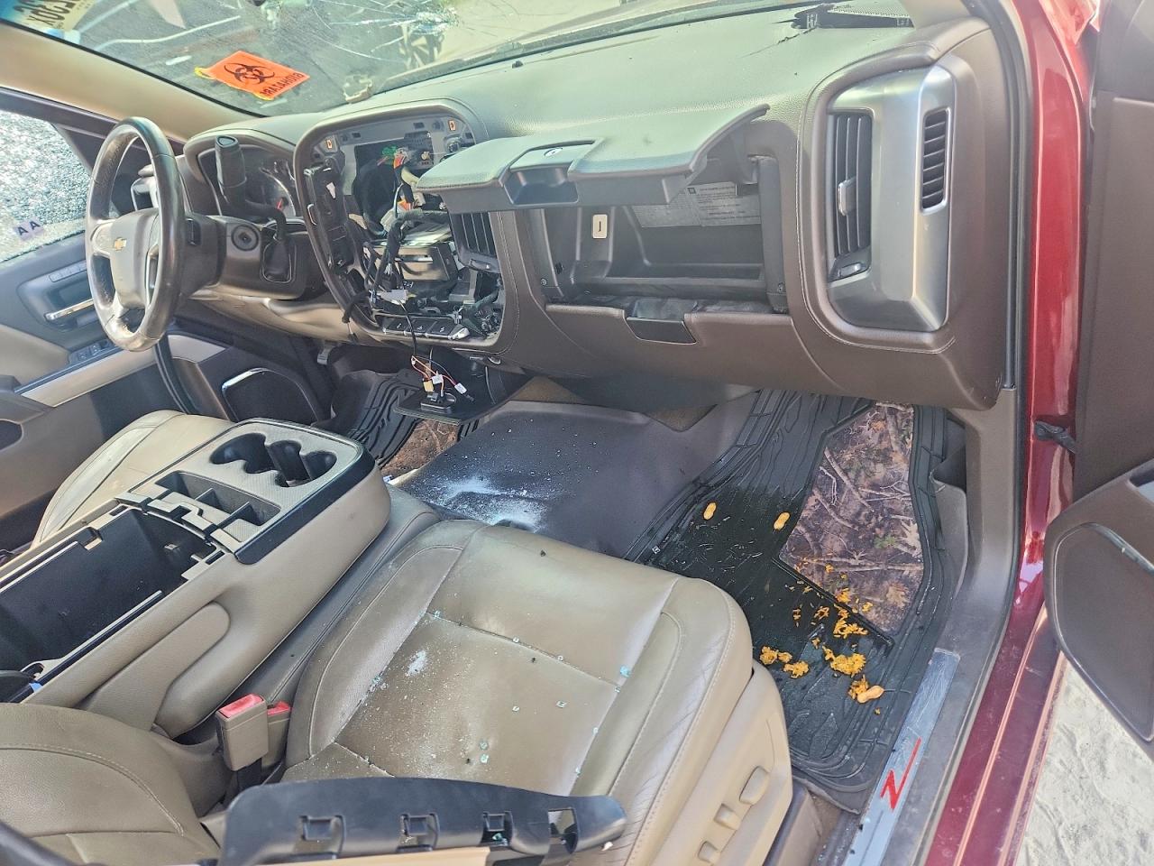 2017 Chevrolet Silverado K1500 Ltz Красный vin: 3GCUKSEC0HG360077