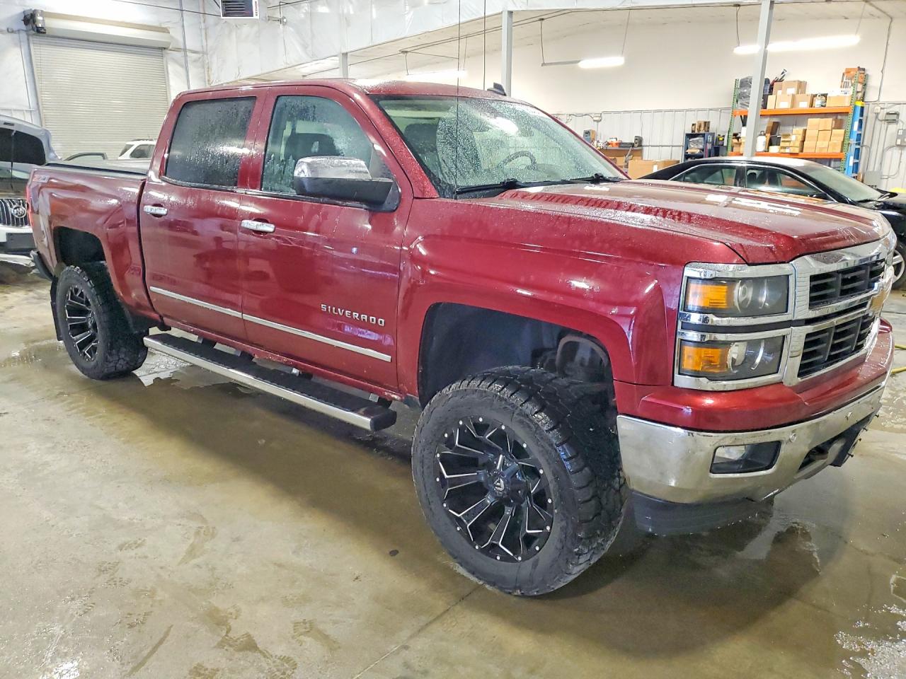 2014 Chevrolet Silverado K1500 Ltz Темно-бордовый vin: 3GCUKSEC1EG103263
