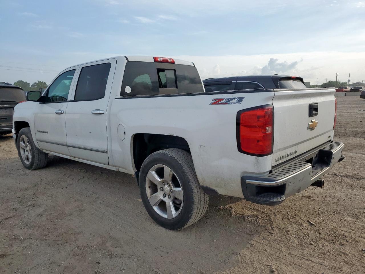 2014 Chevrolet Silverado K1500 Ltz White vin: 3GCUKSEC1EG110505