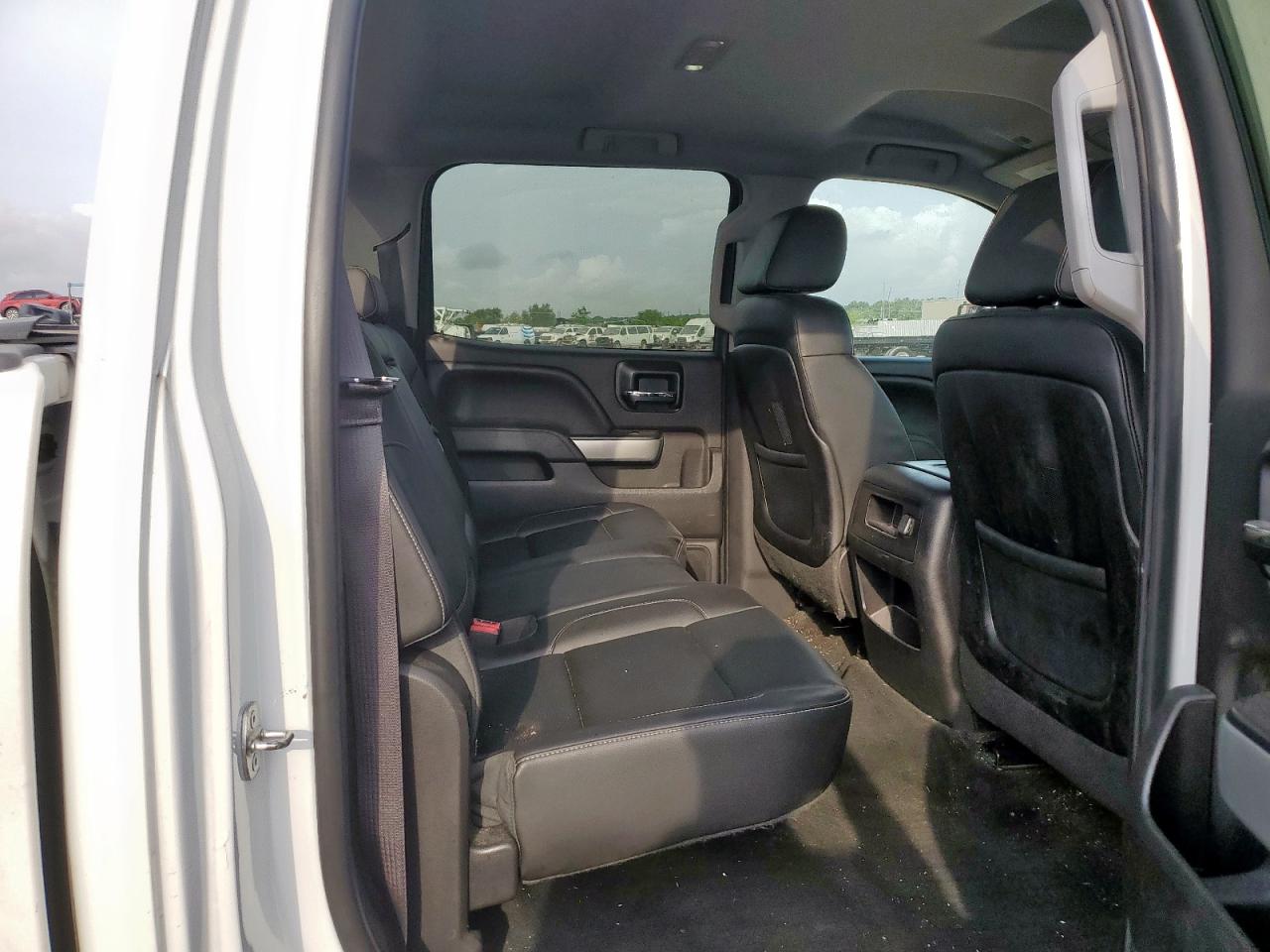2014 Chevrolet Silverado K1500 Ltz White vin: 3GCUKSEC1EG110505