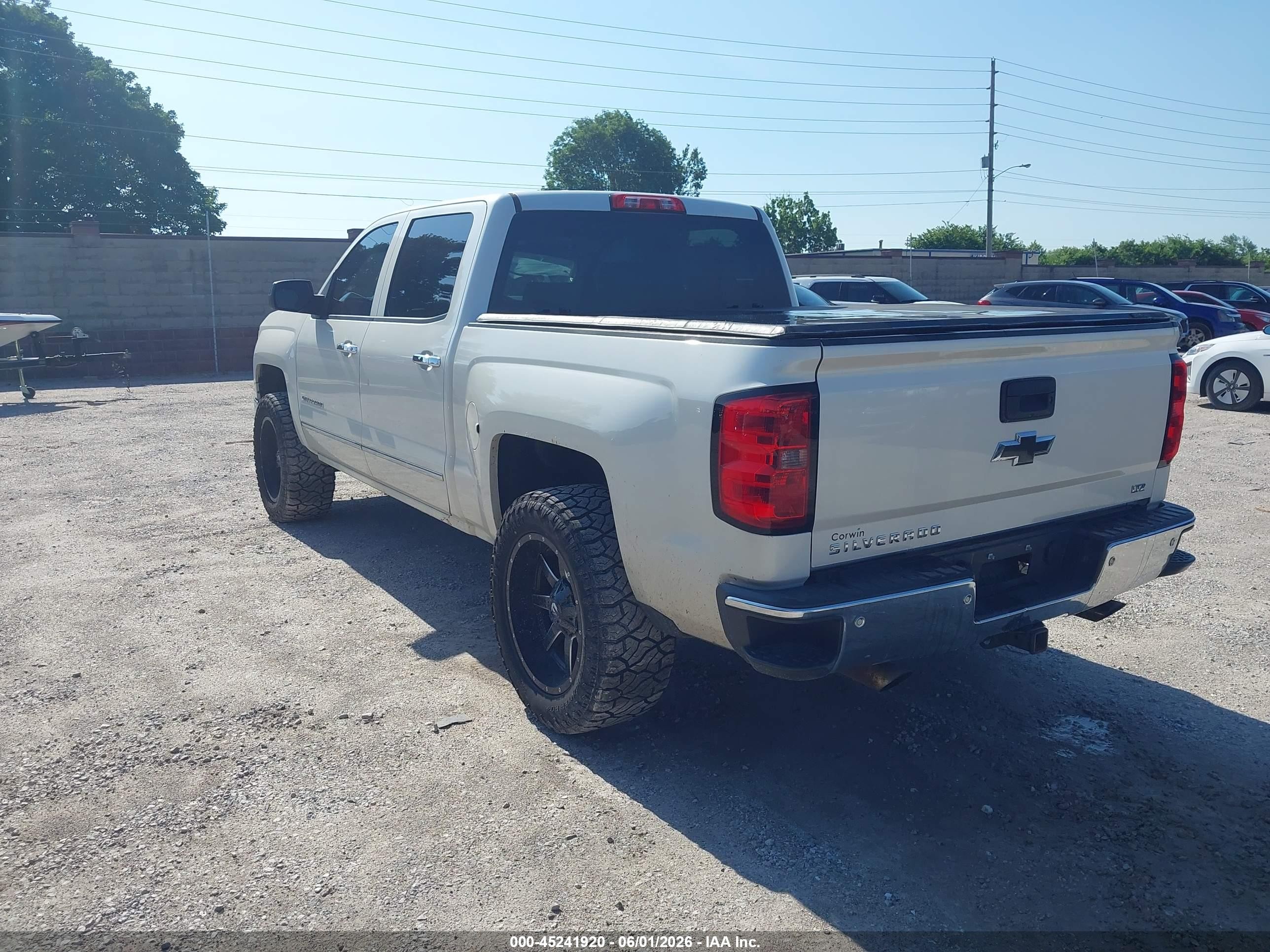 2014 Chevrolet Silverado 1500 2lz Белый vin: 3GCUKSEC1EG285174